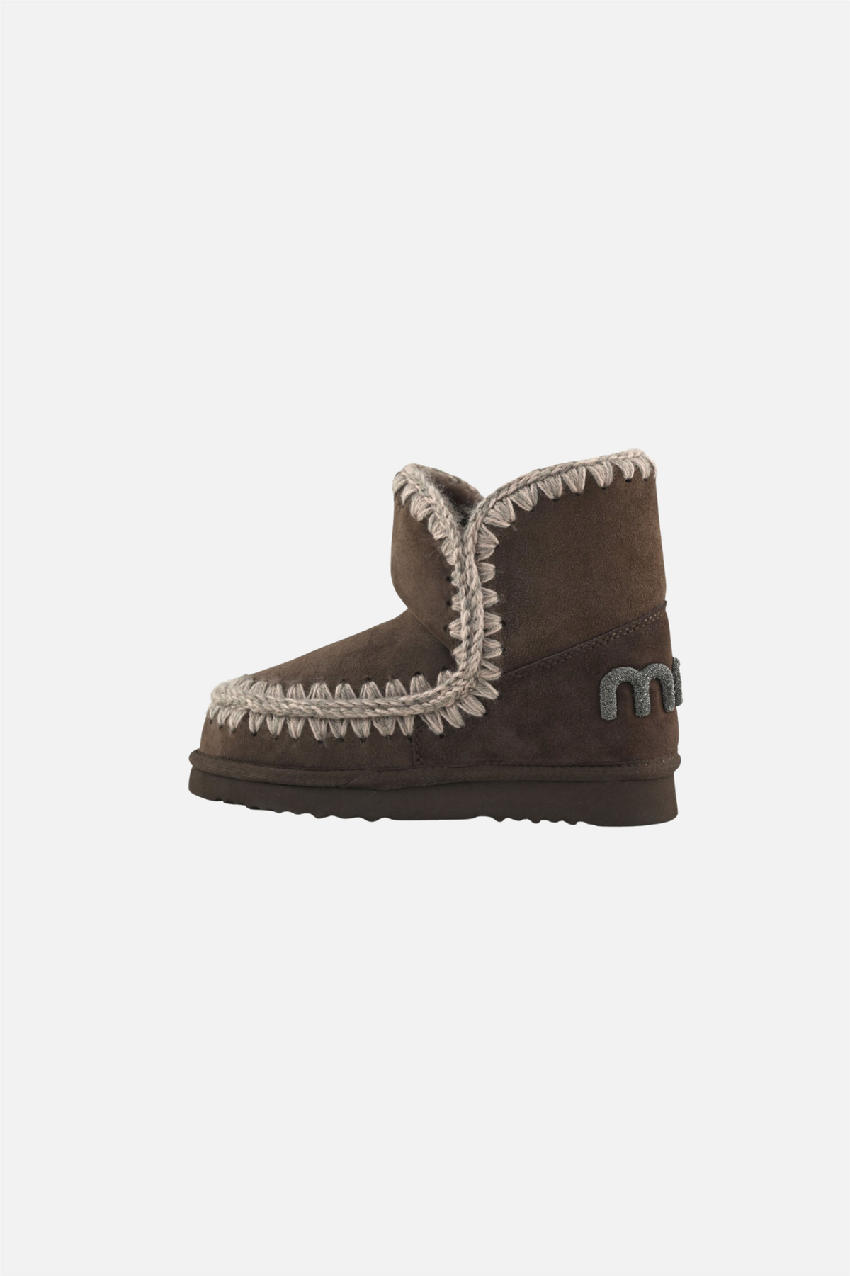 Eskimo 18 Suede - Glitter Logo Brown Pepper