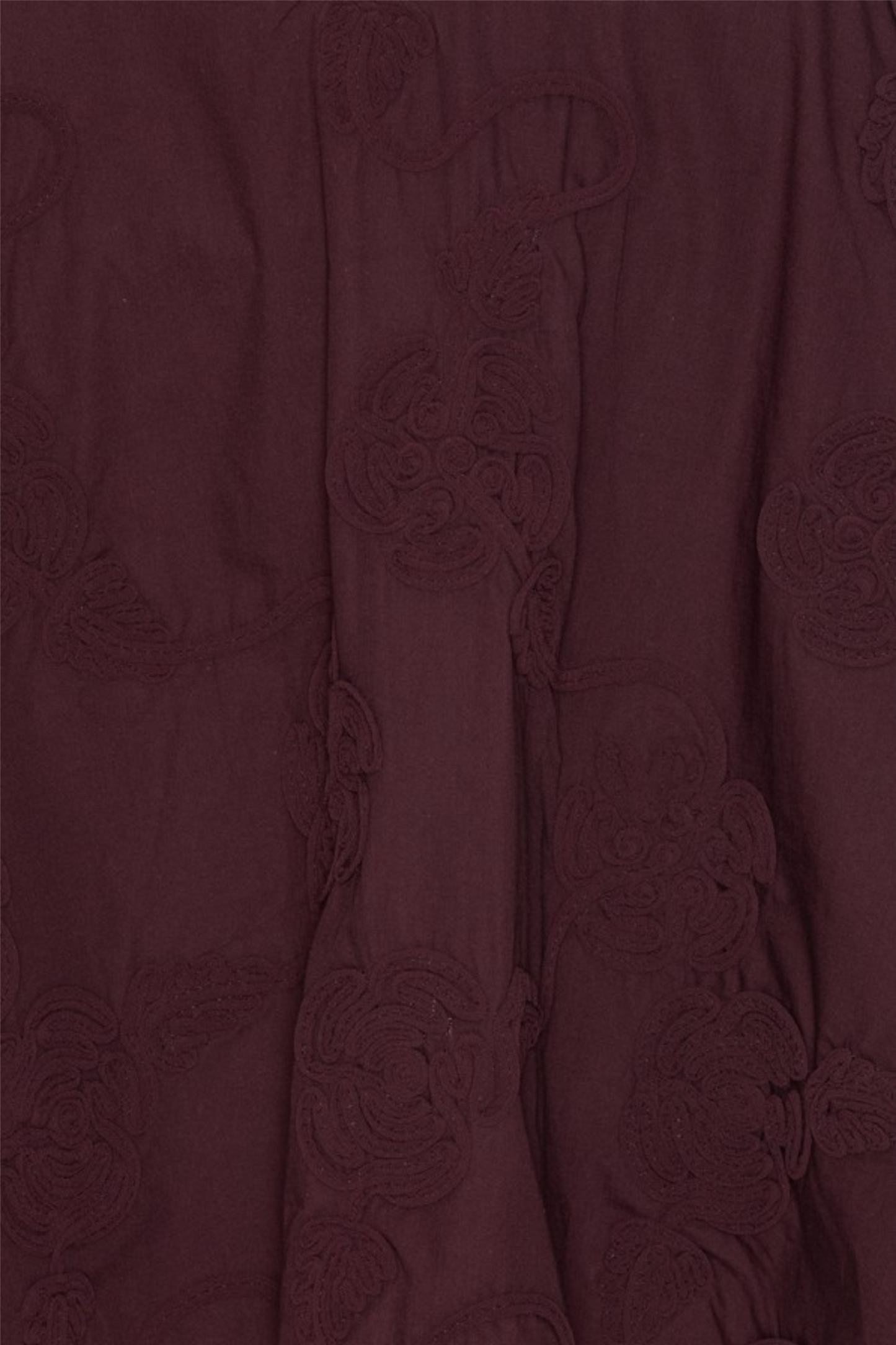 Flower Mini Skirt Zinfandel.