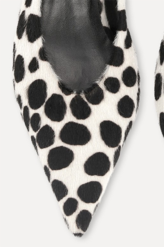 Slingback Pump Leather Bright White Comb.