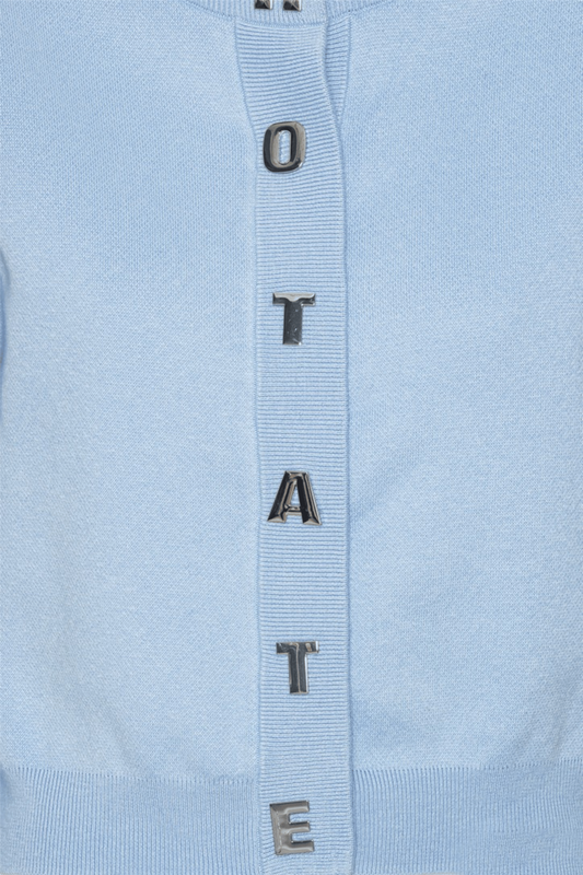 Firm Knit Cardigan Hydrangea (Blue)