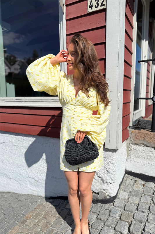 Florence Dress Pastel Yellow