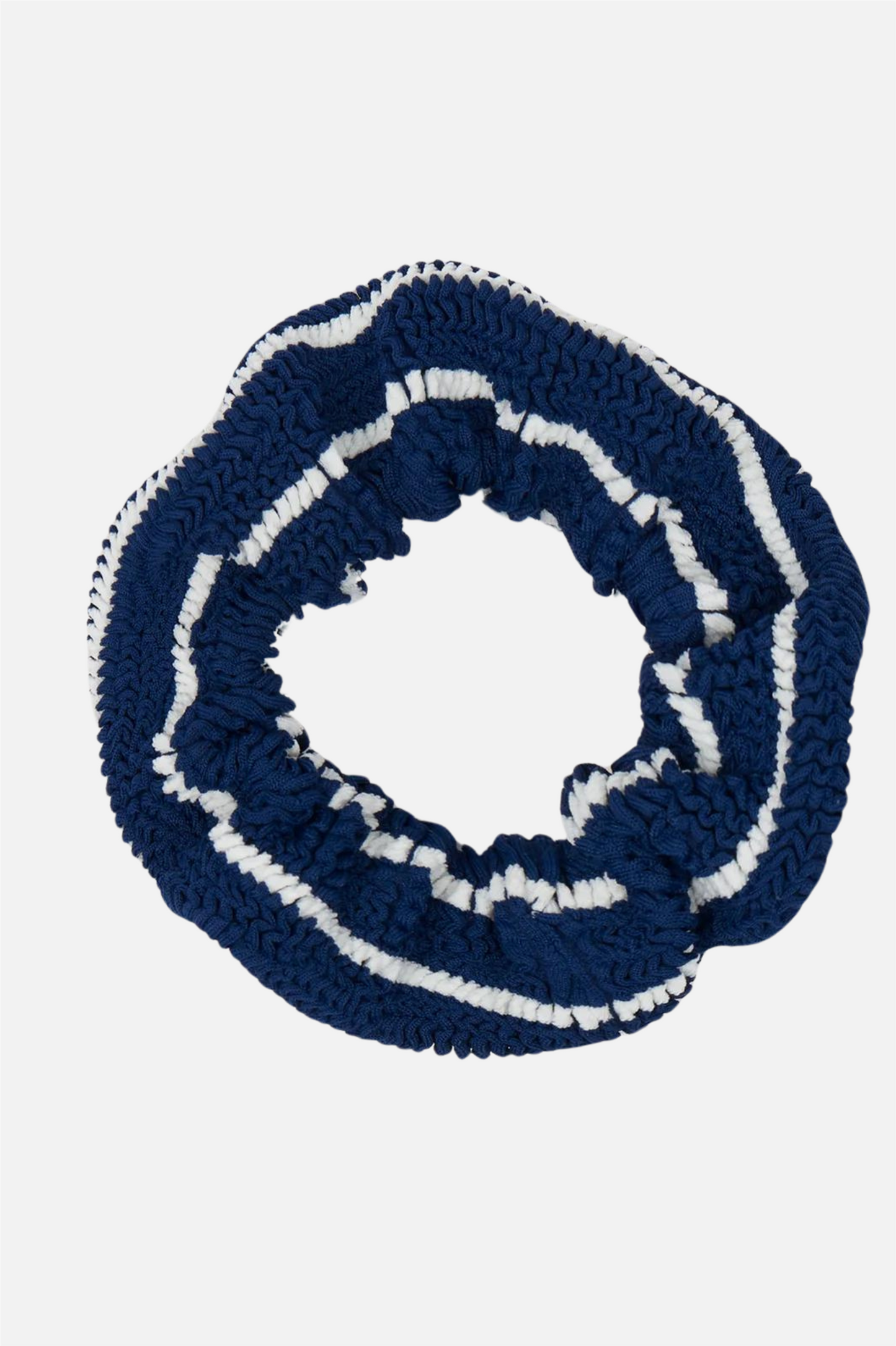 Scrunchie Navy/White
