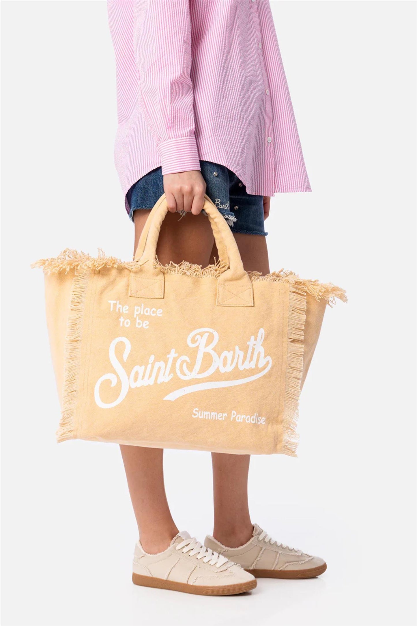 Canvas Vanity Bag Beige