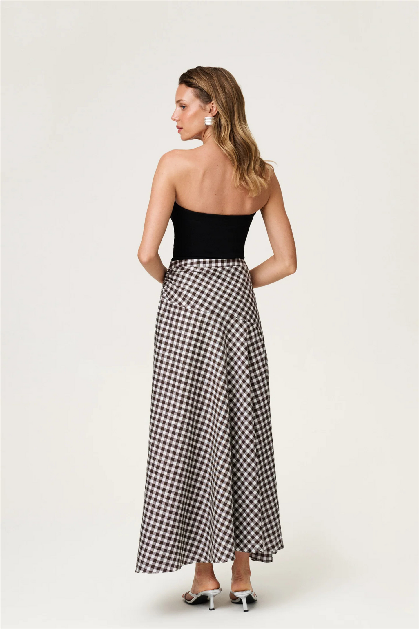 Taormina skirt Brown Gingham