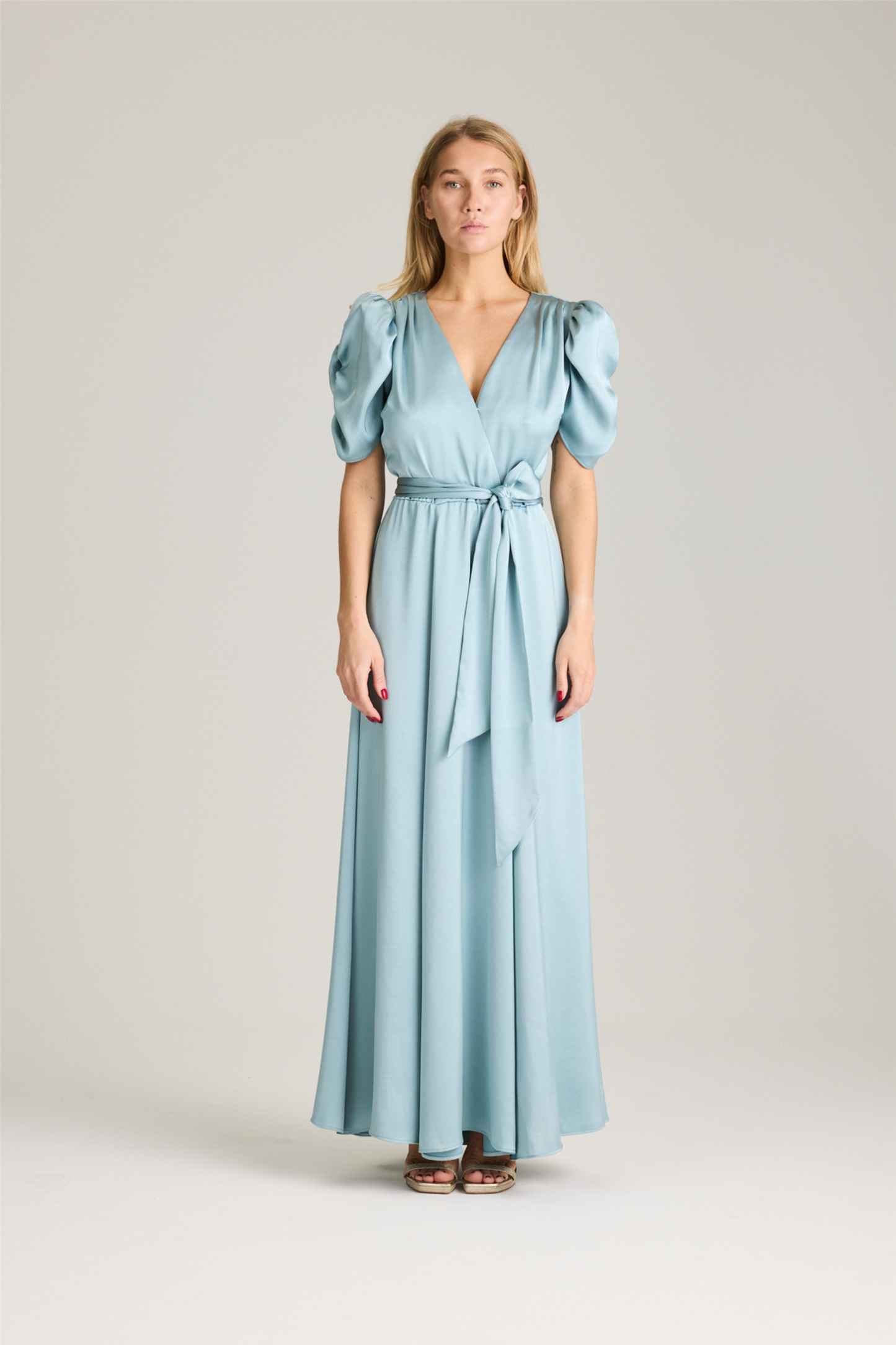 Emma dress Stone Blue