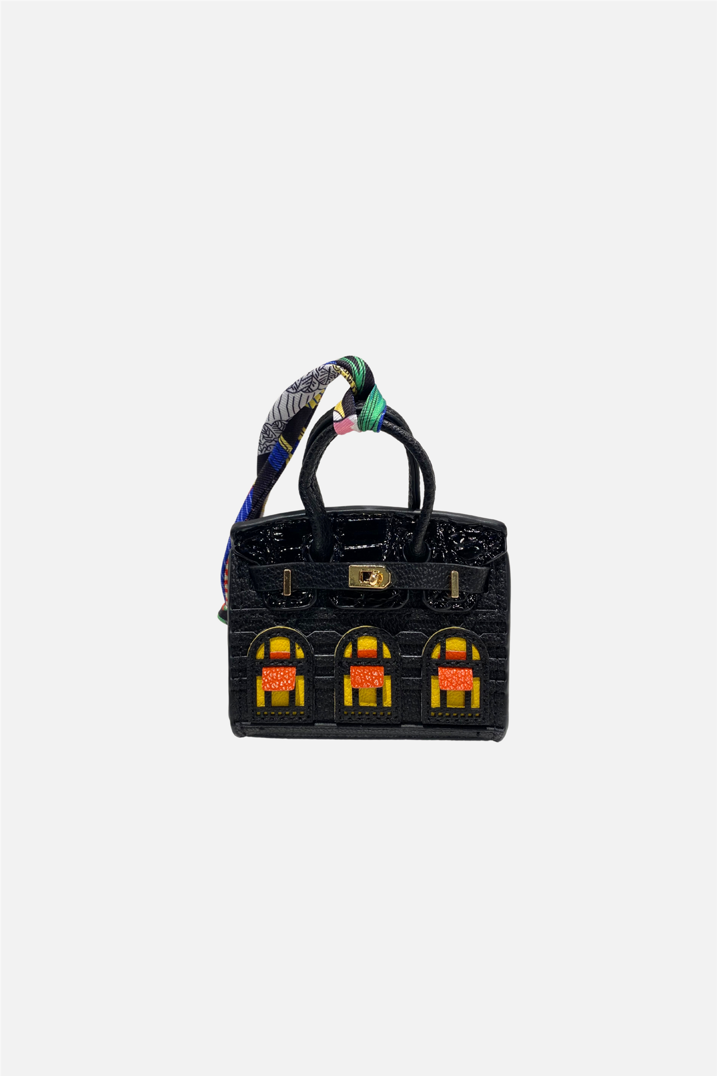 House Bag Charm Black