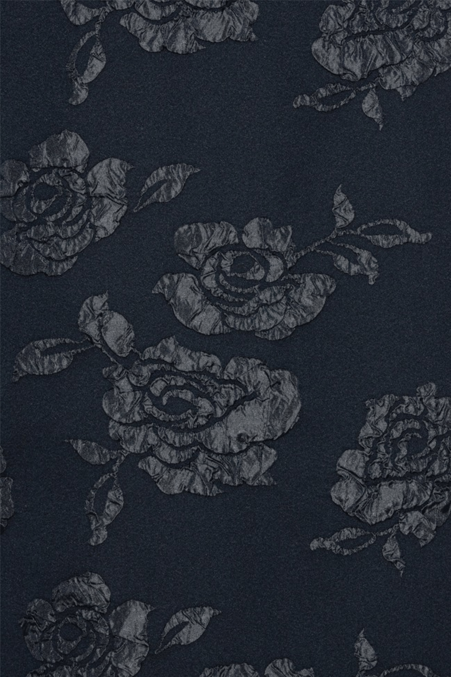 Jacquard Midi Puff Dress Sky Captain (Dark Blue) 2318