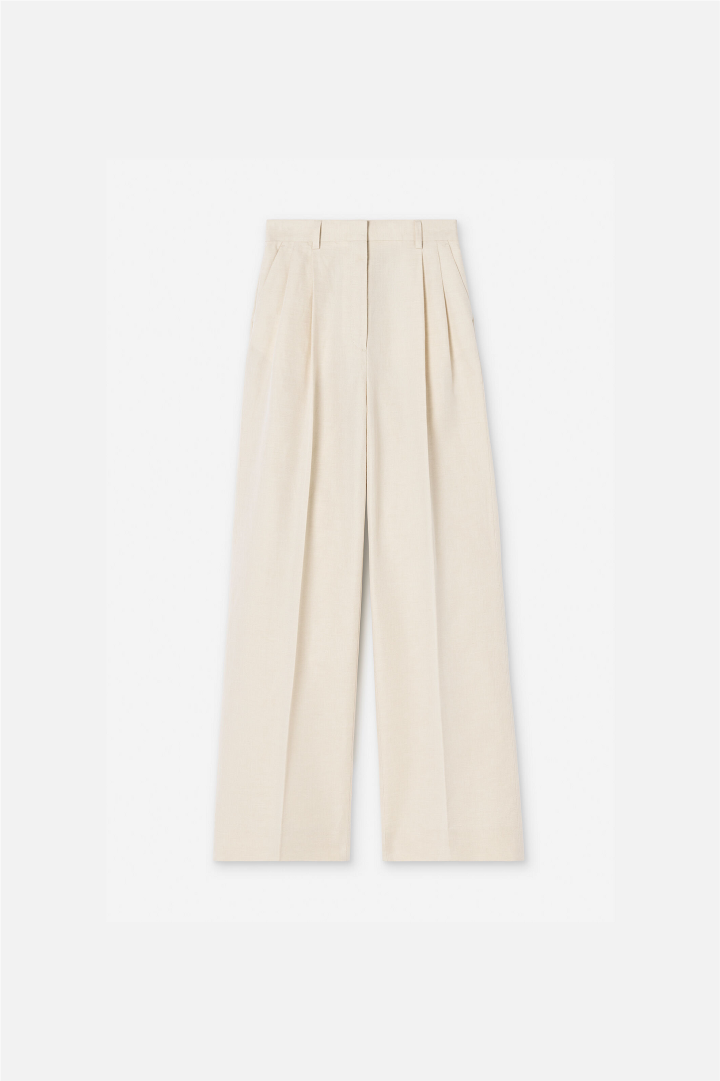 Darcey linen trousers Cream White