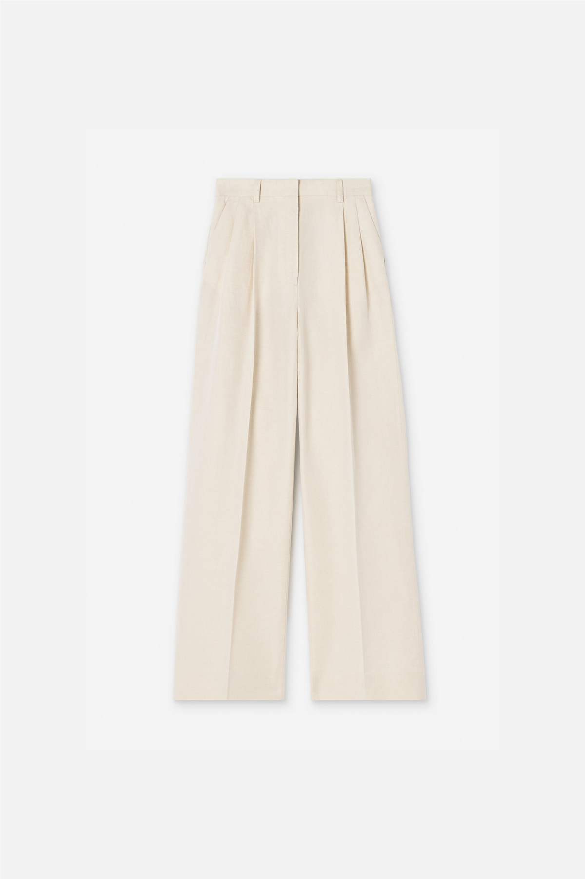 Darcey linen trousers Cream White
