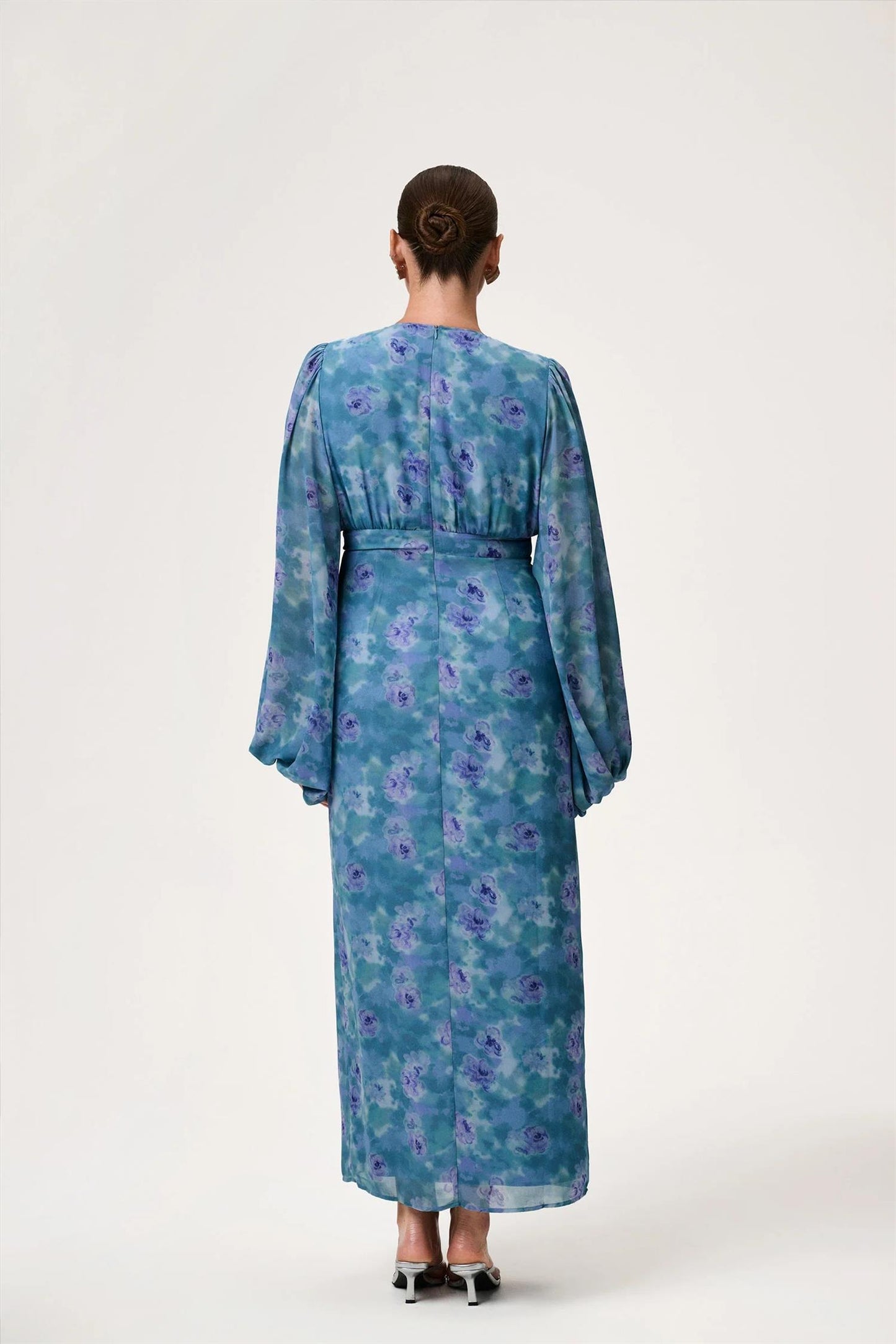 Positano Dress Dusty Blue