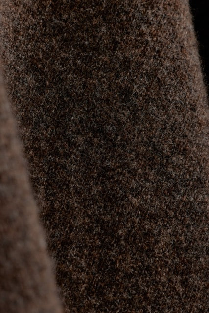 Vail Merino Shawl Brown Melange.