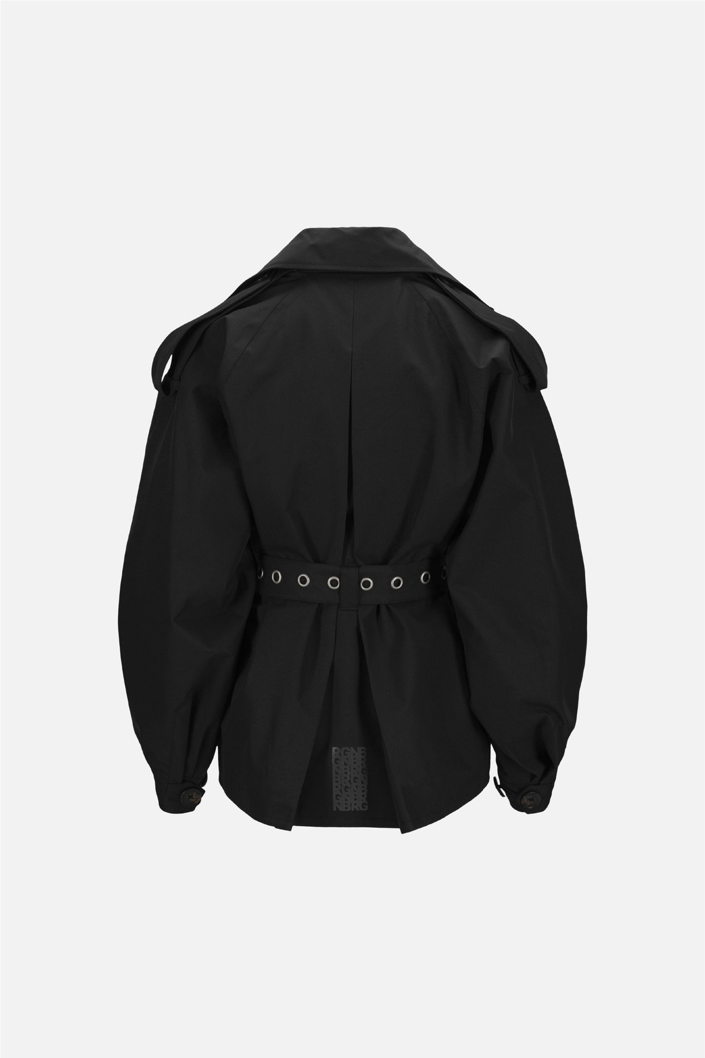 Duskregn Short Trench Coat New Black