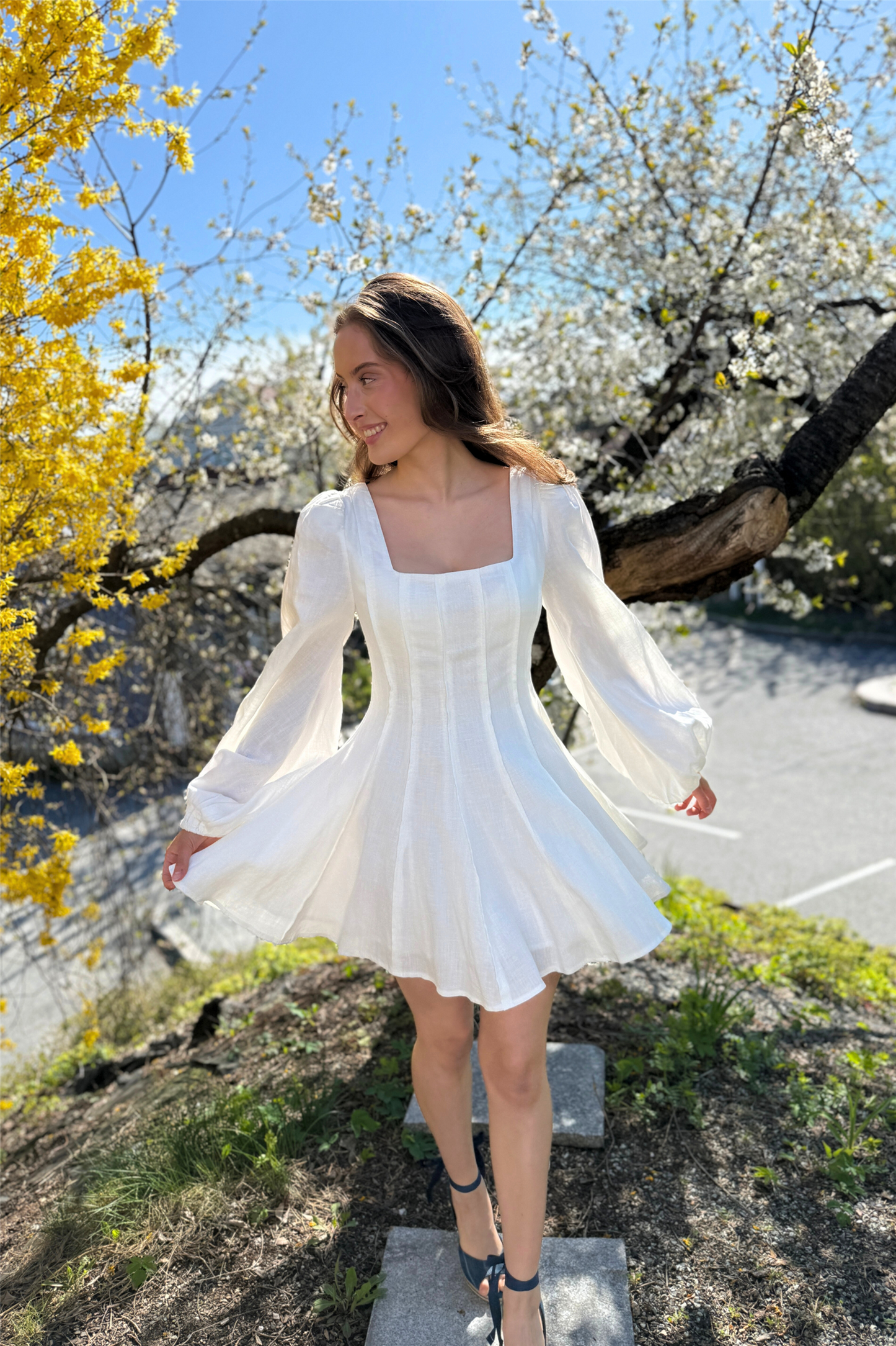 Sophie Dress Off White