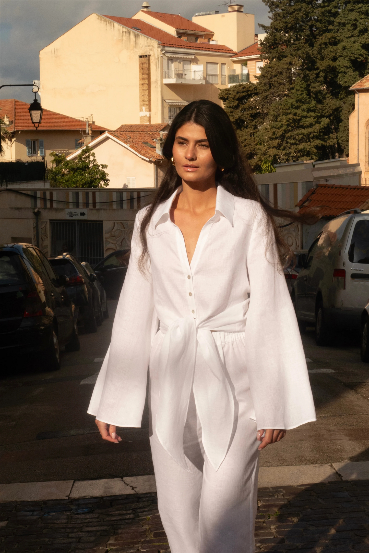 Adrienne Shirt White