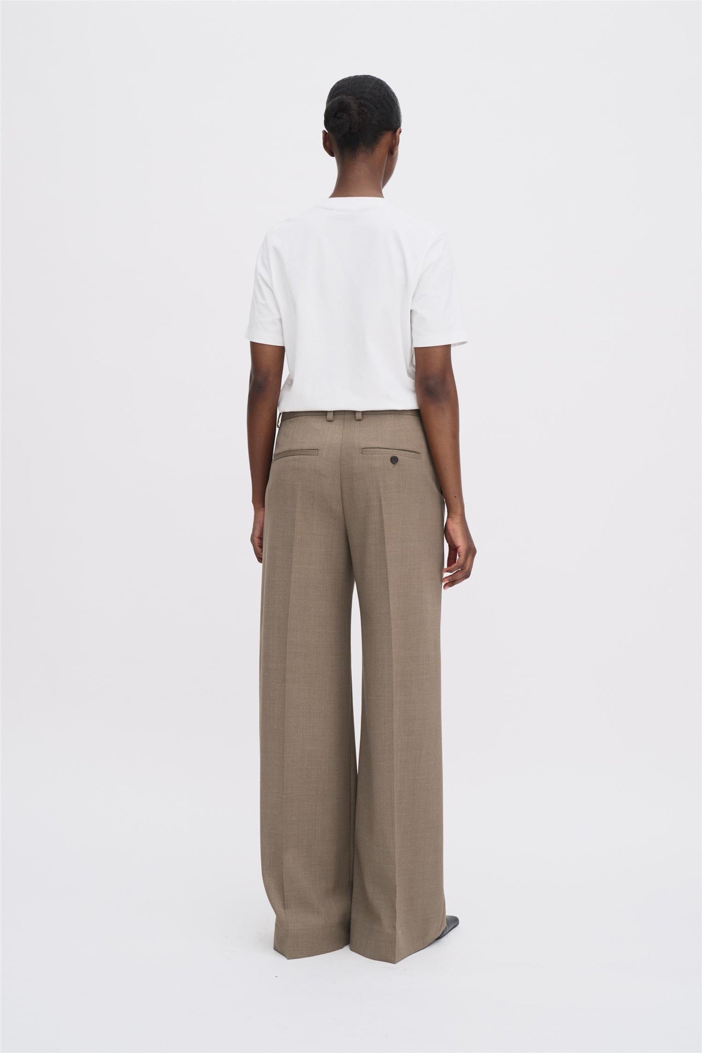 Harlow trousers Light Driftwood Melage