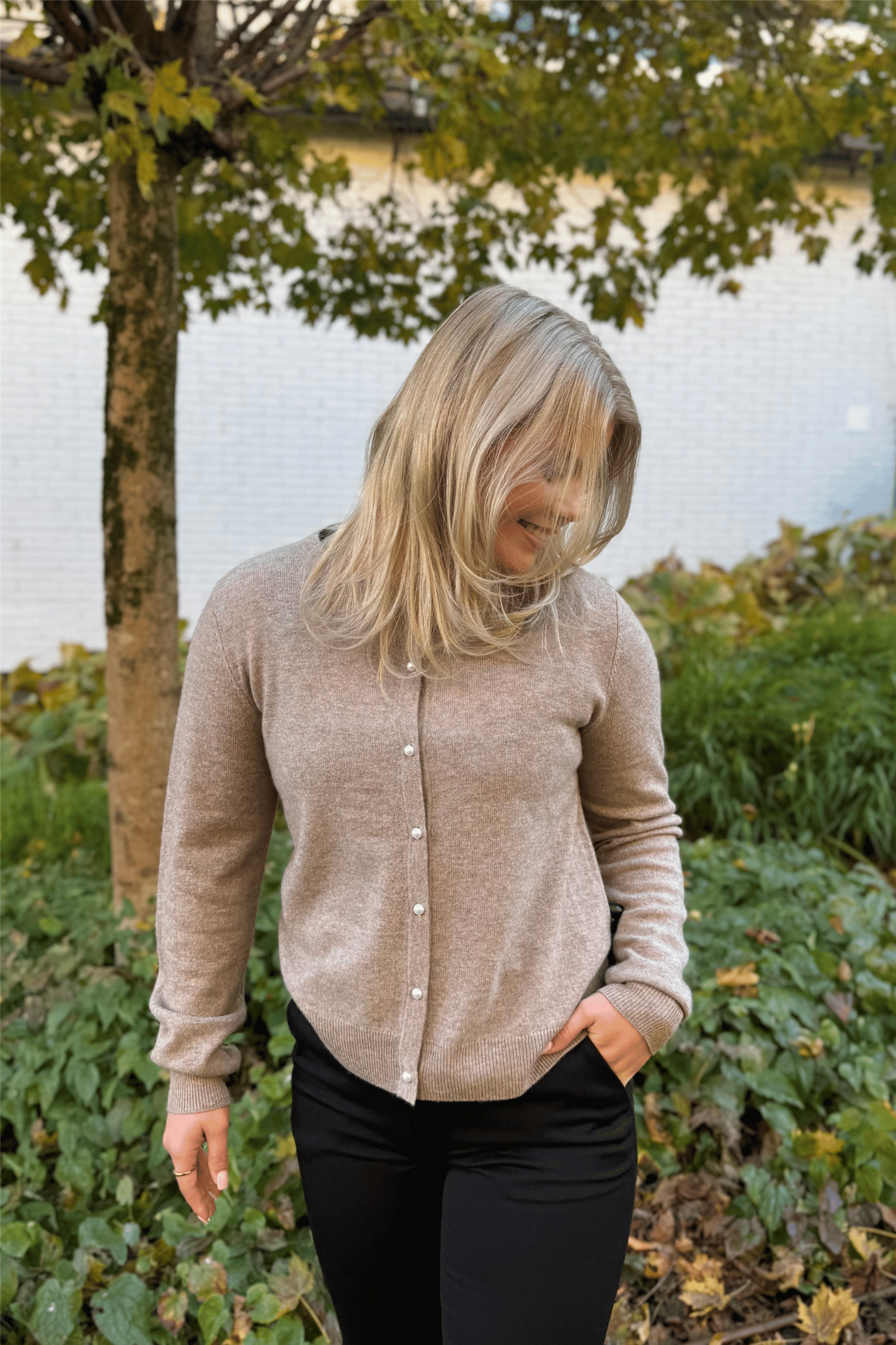 Victoria Cardigan Walnut