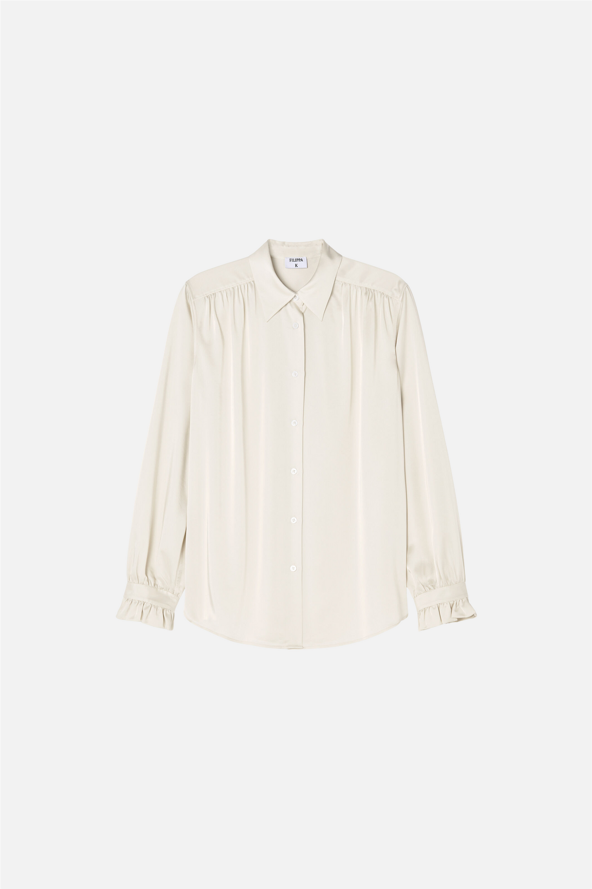 Gathered Detail Blouse Ivory