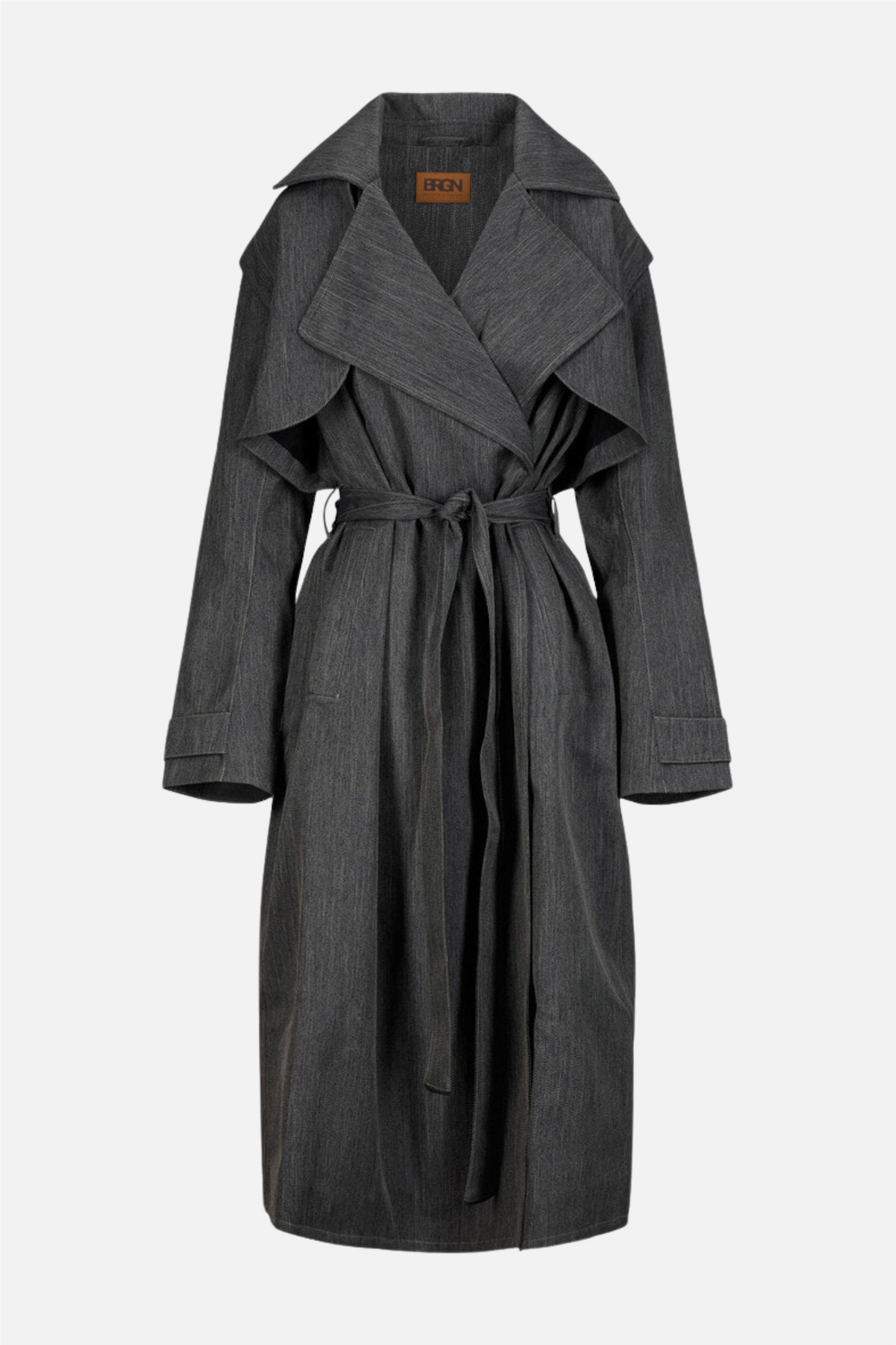 Regndråpe Trench Coat Stone Denim