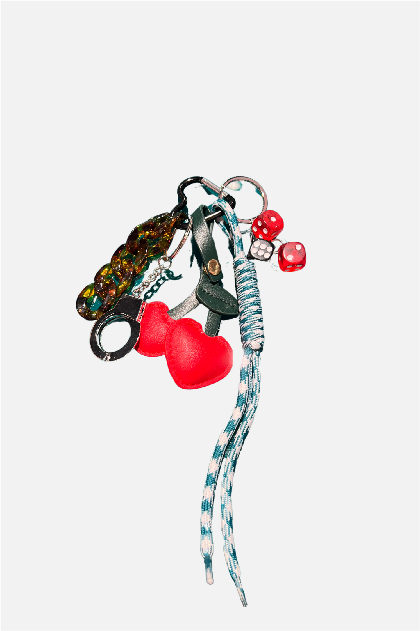 Cherry Bag Charm Red