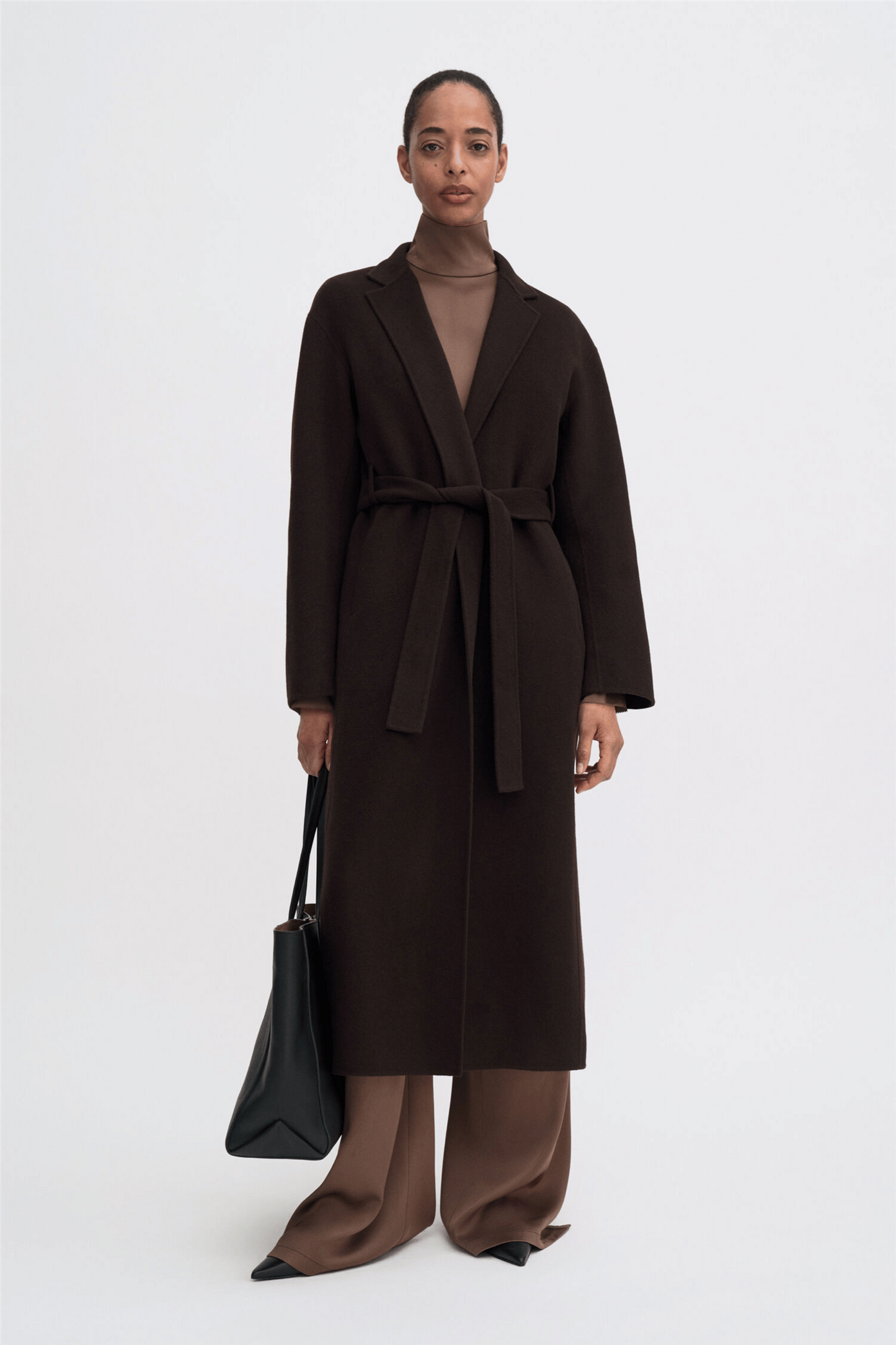 Alexa Coat Dark Chocolate