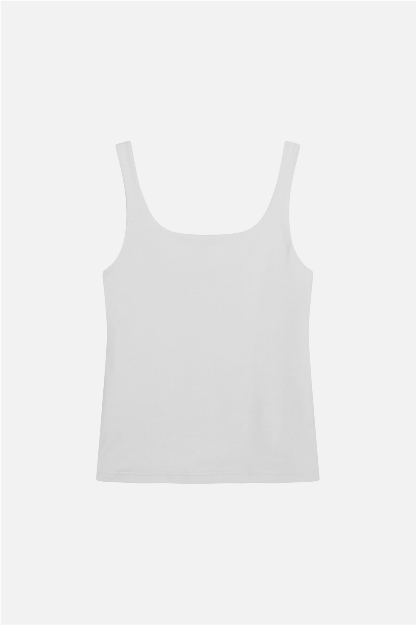 Tank Scoop back Ivory