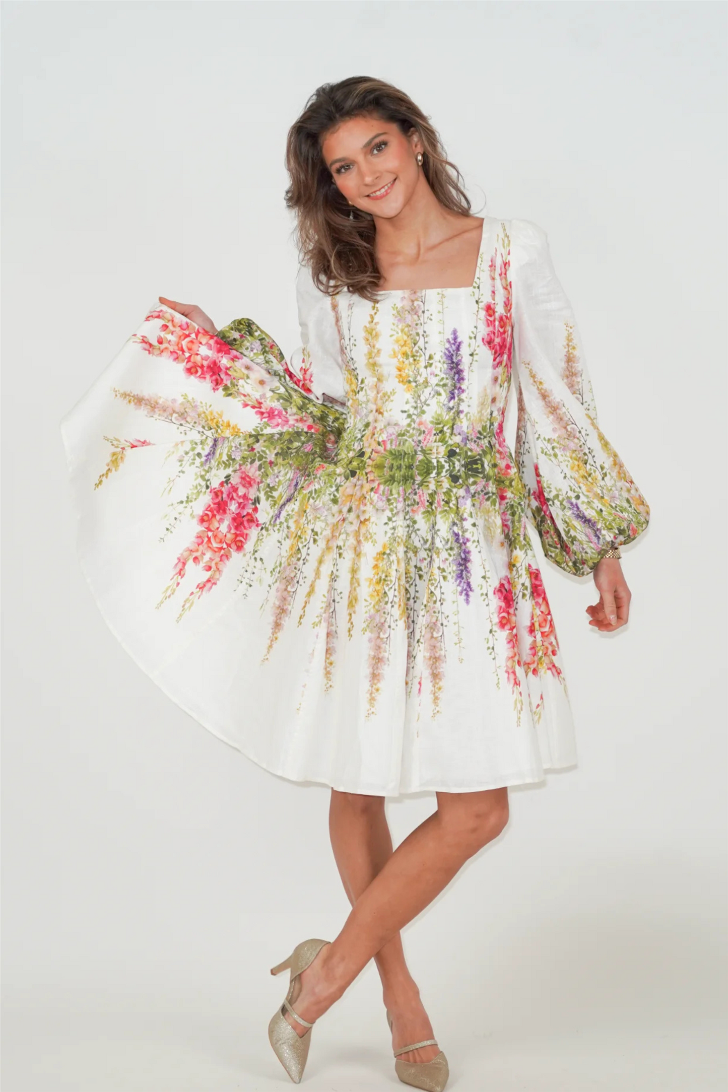 Sophie Dress Print Long Floral Print