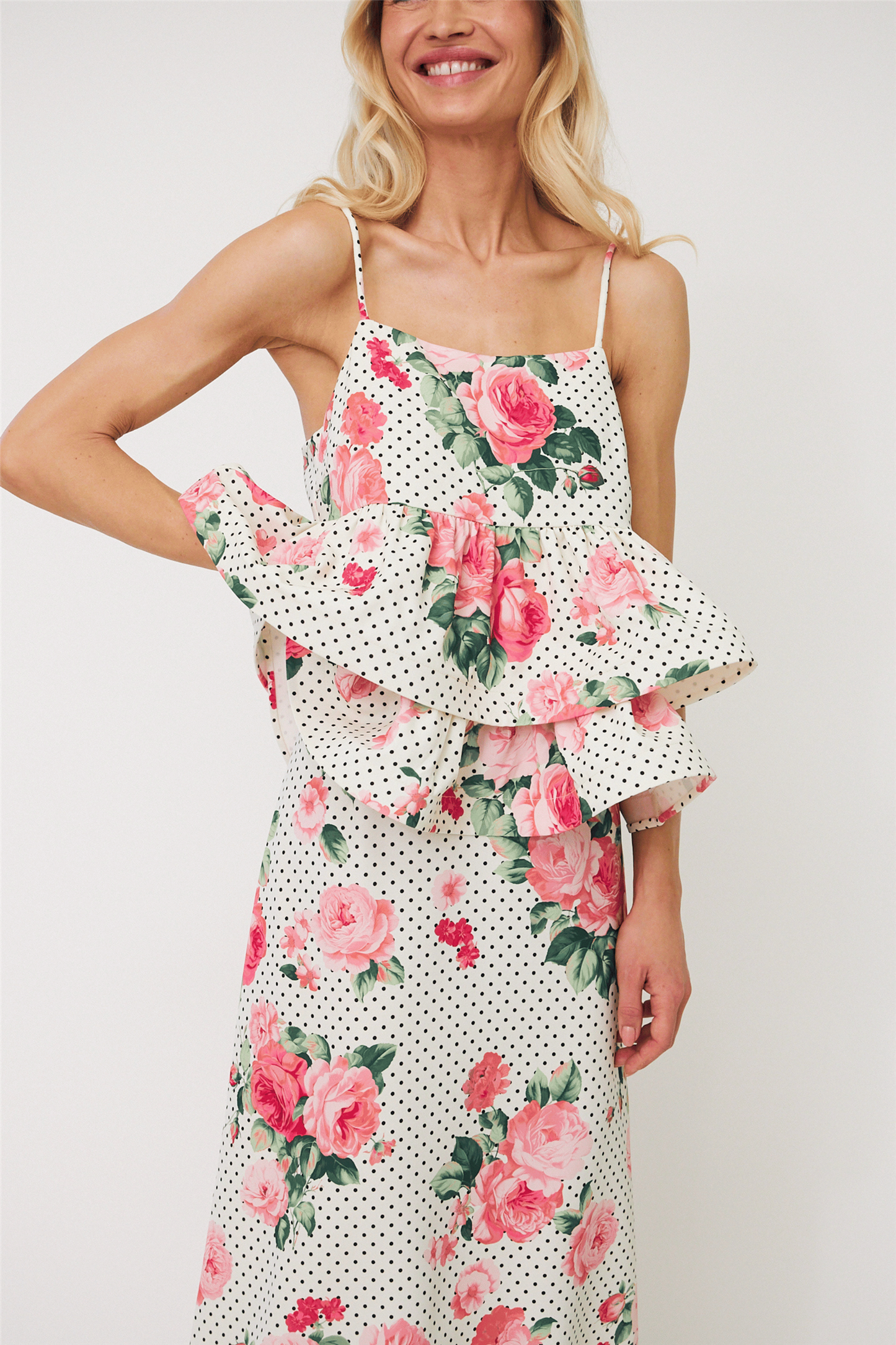 Josellecras Top Polka Rose