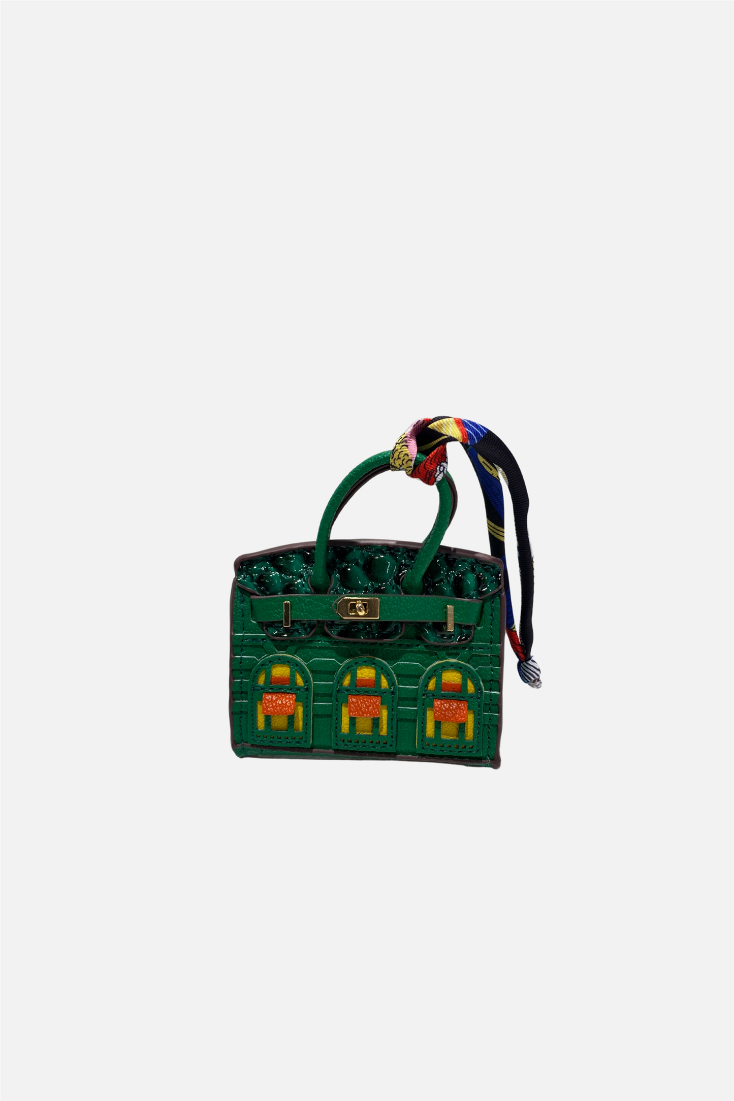 House Bag Charm Green