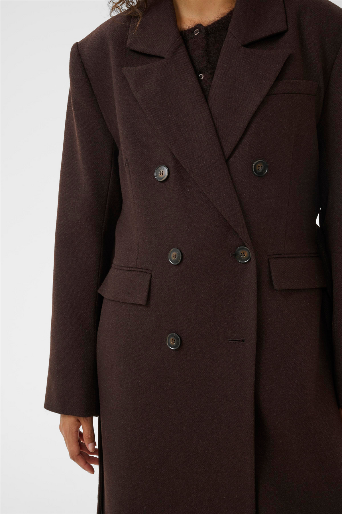 GZvenja long coat Ganache.
