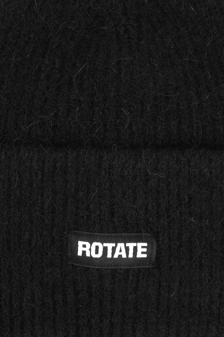 Rib Knit Beanie Black