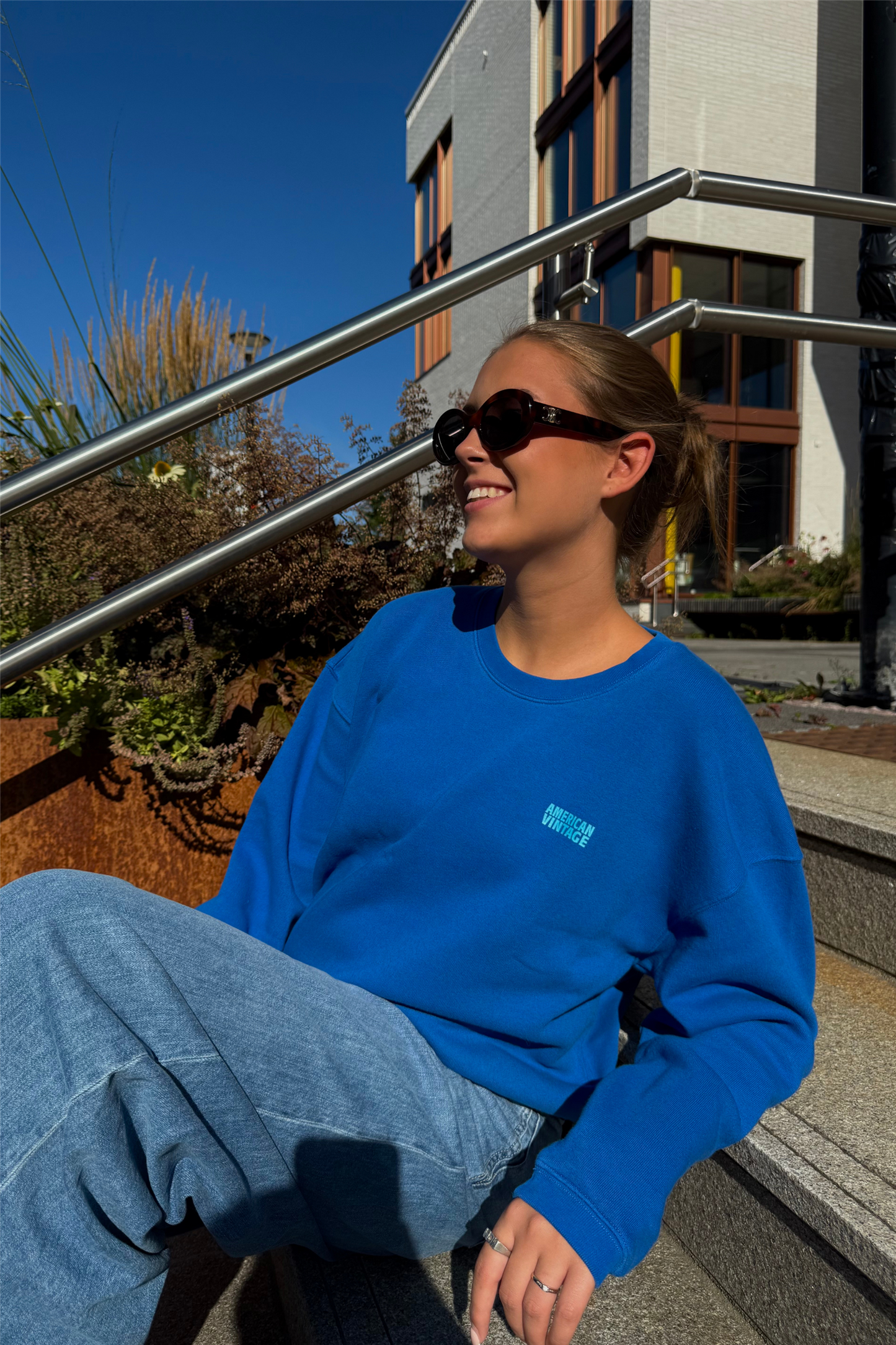 Izubird sweatshirt Blå