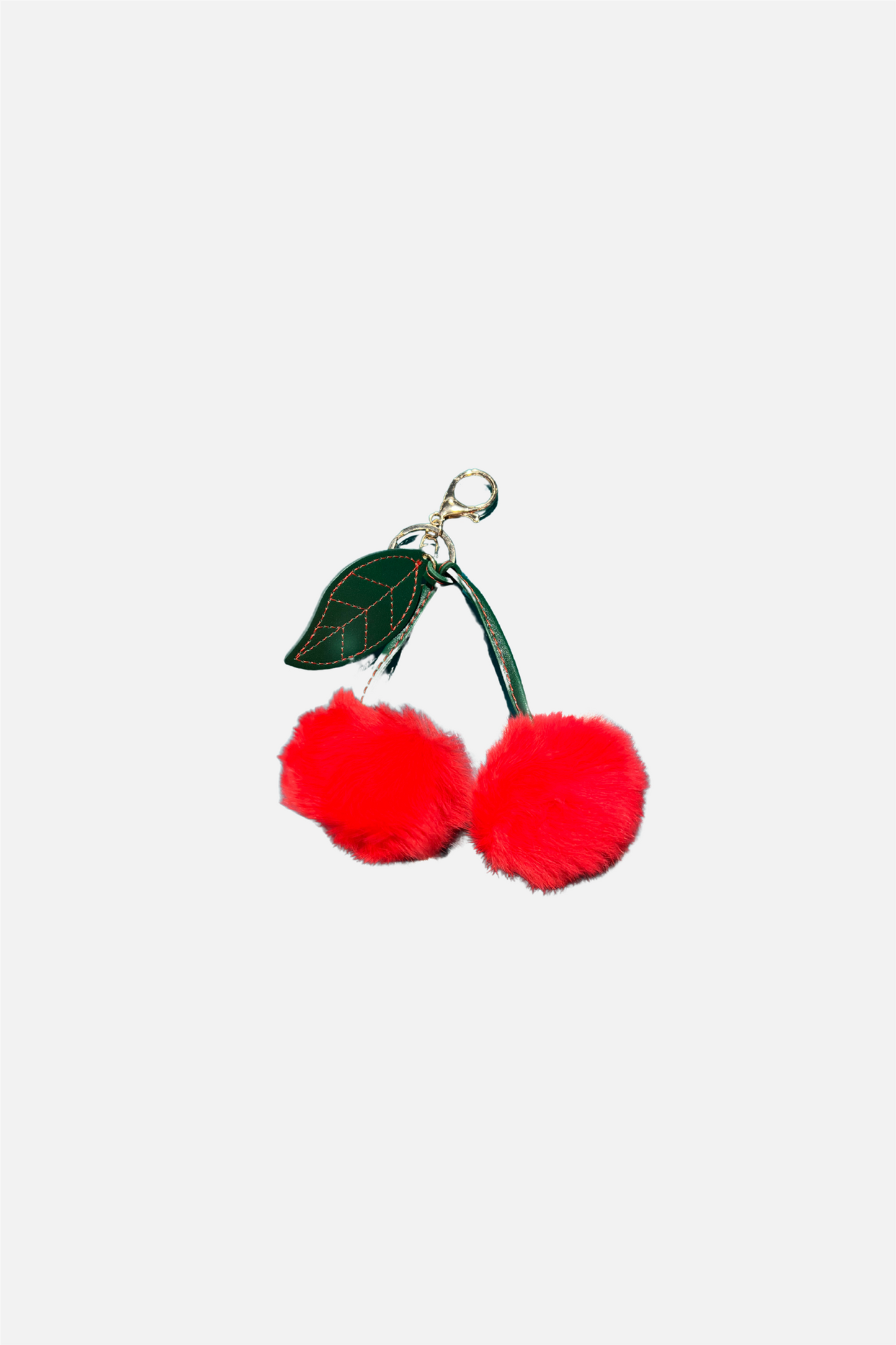 Cherry Bag Charm Red