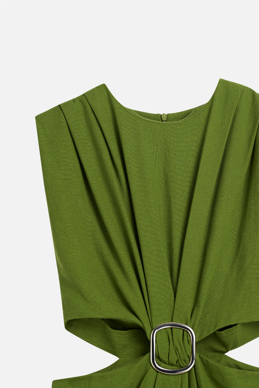 Riviera Dress Leaf Green