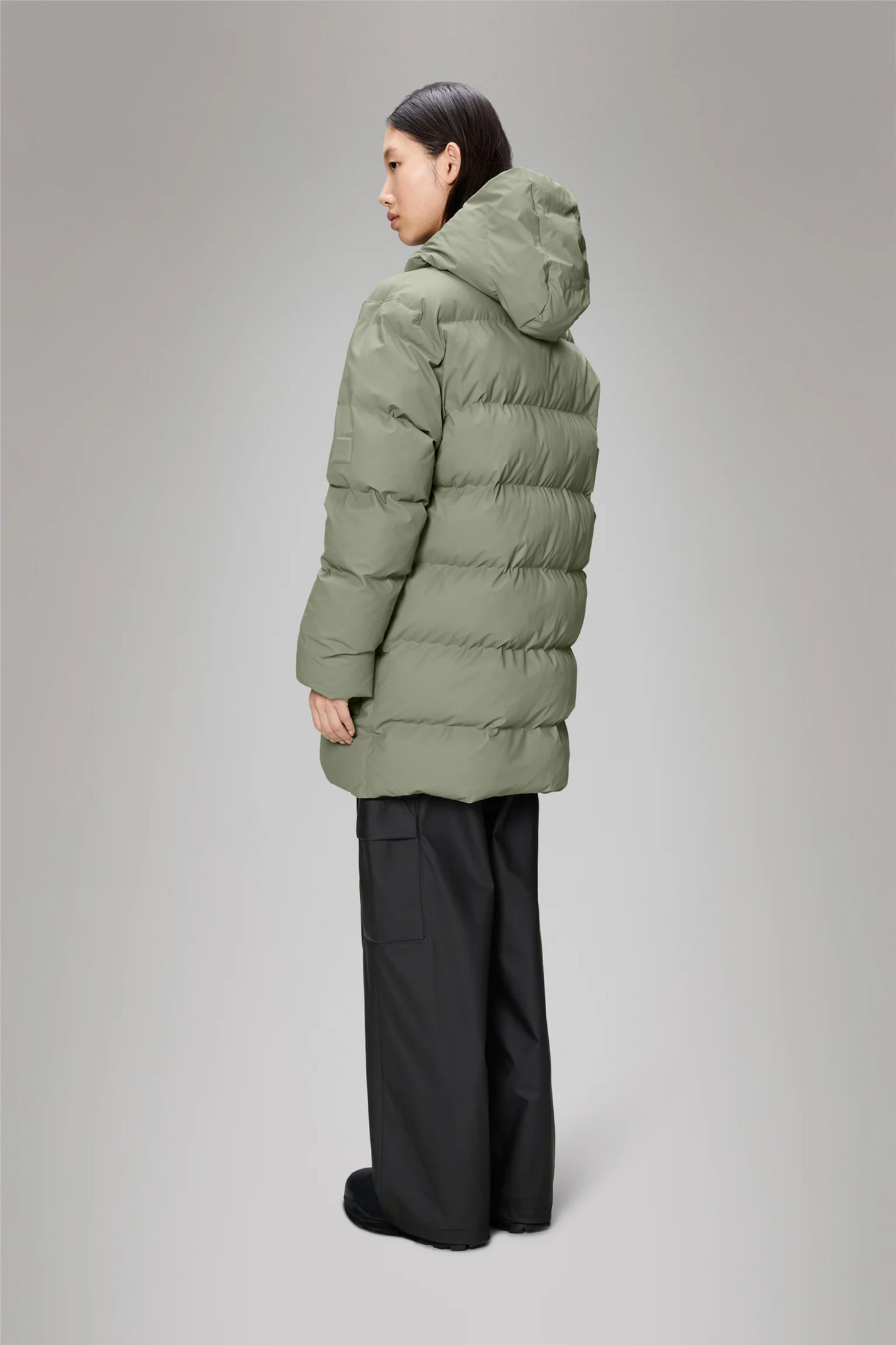 Alta Long Puffer Cargo Jacket W3T4 Drift