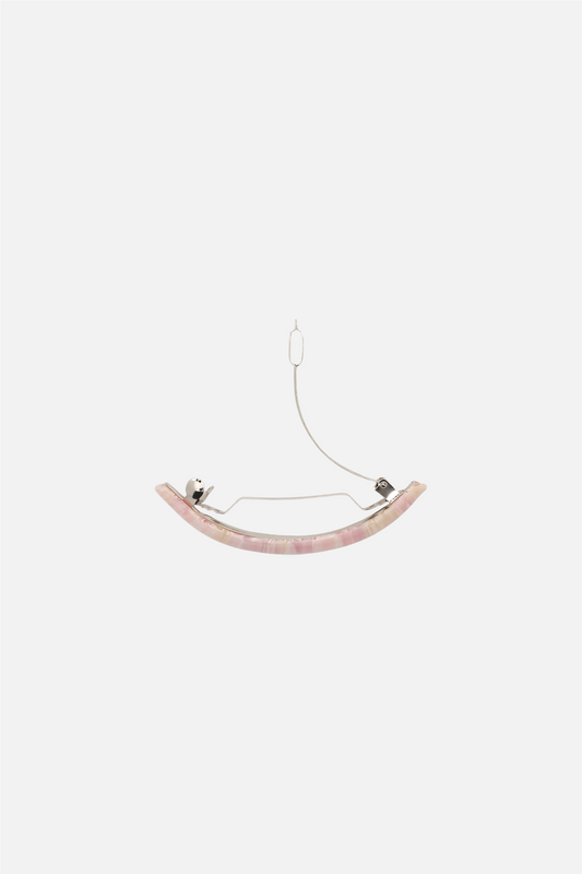Curved Chérie Clip Light Pink.