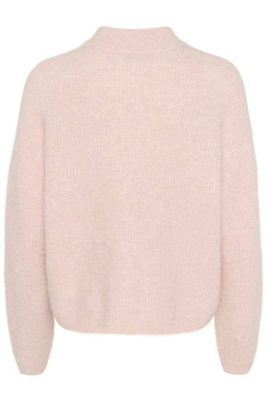 AlphaGZ short cardigan Rose Grey Melange