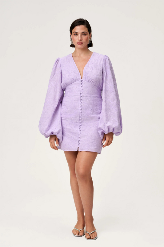 Florence Dress Lilac Embroidery