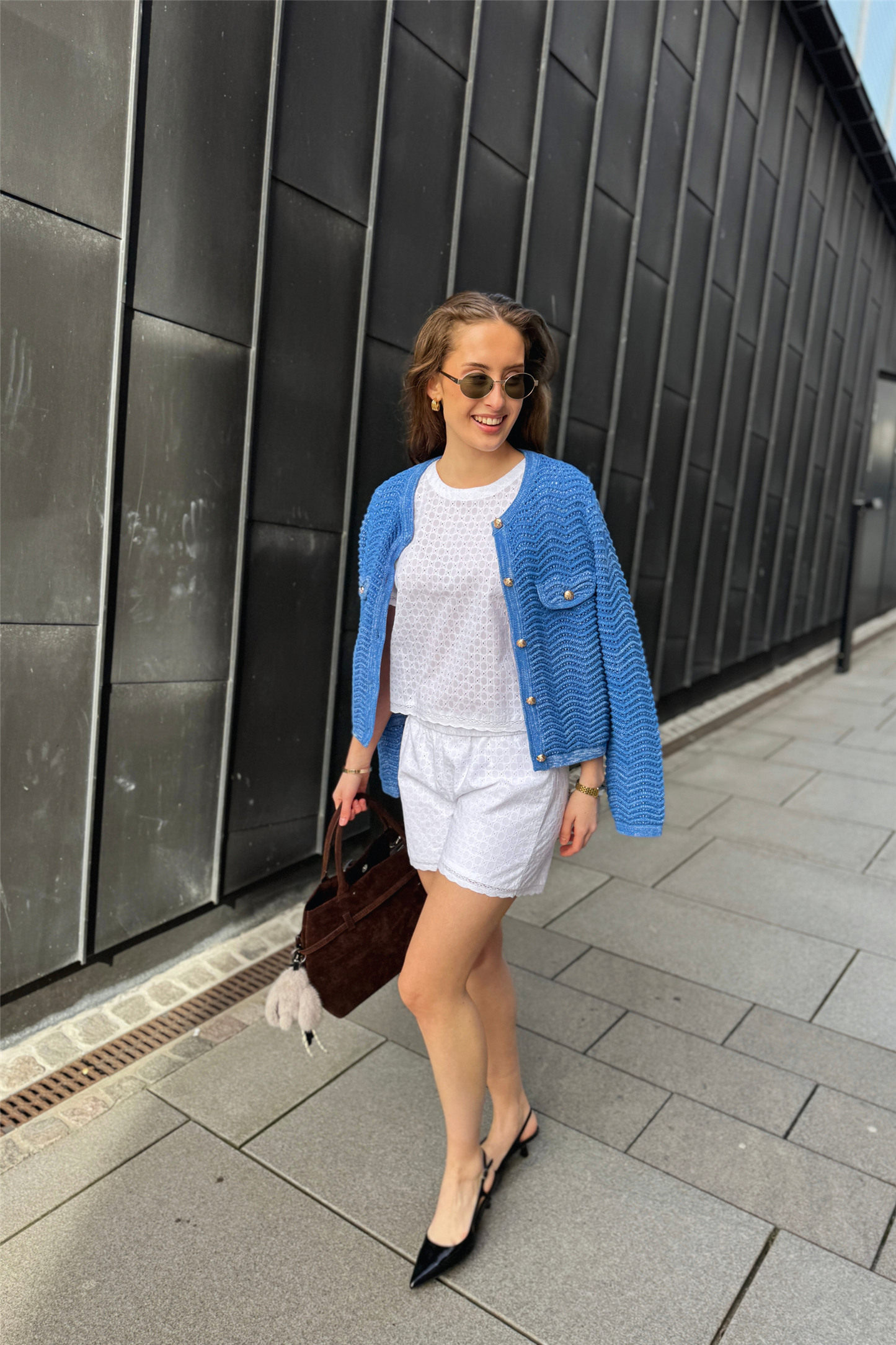 Adie Crop Tee Bright White