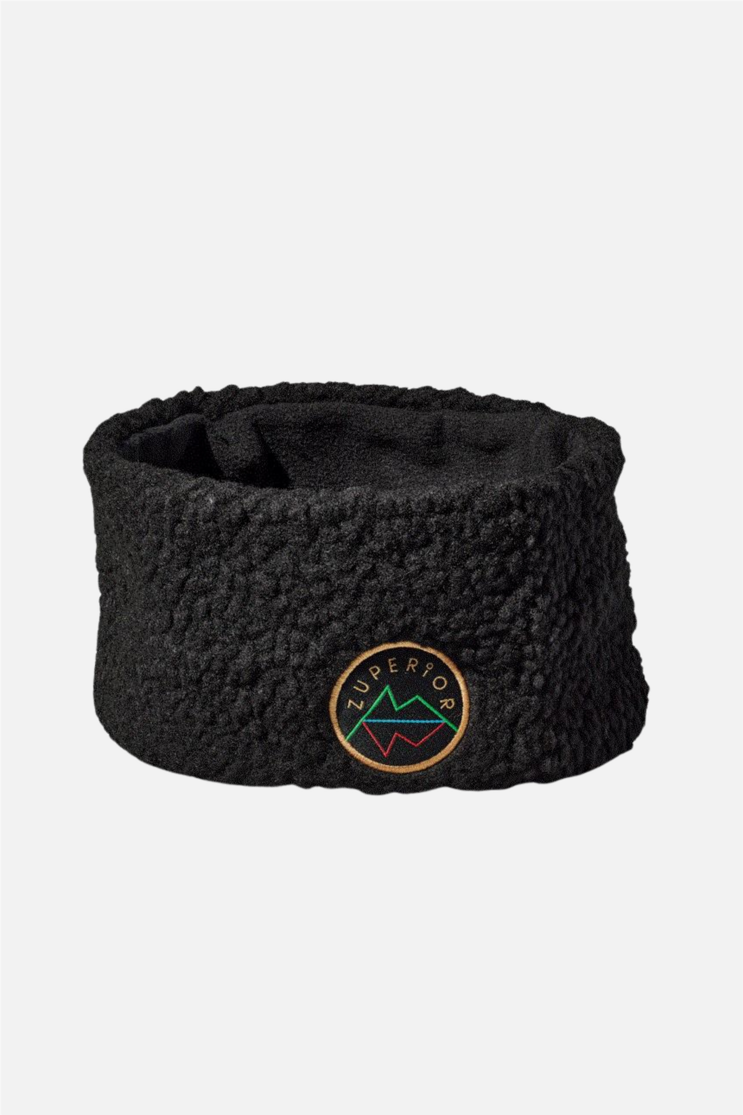 Pannebånd Teddyfleece Black