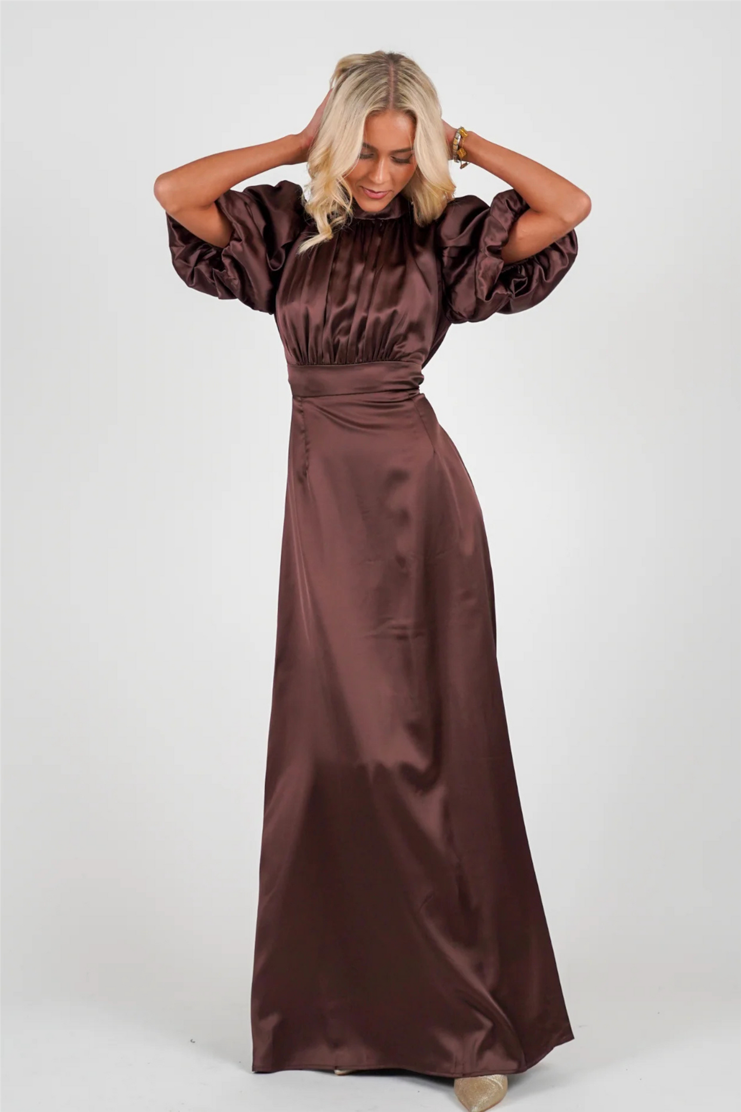 Holly Long Dress Bordeaux