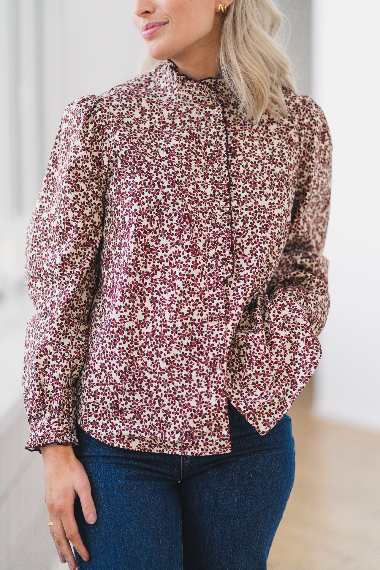 RAUSMaja Shirt AOP Port Royale Flw