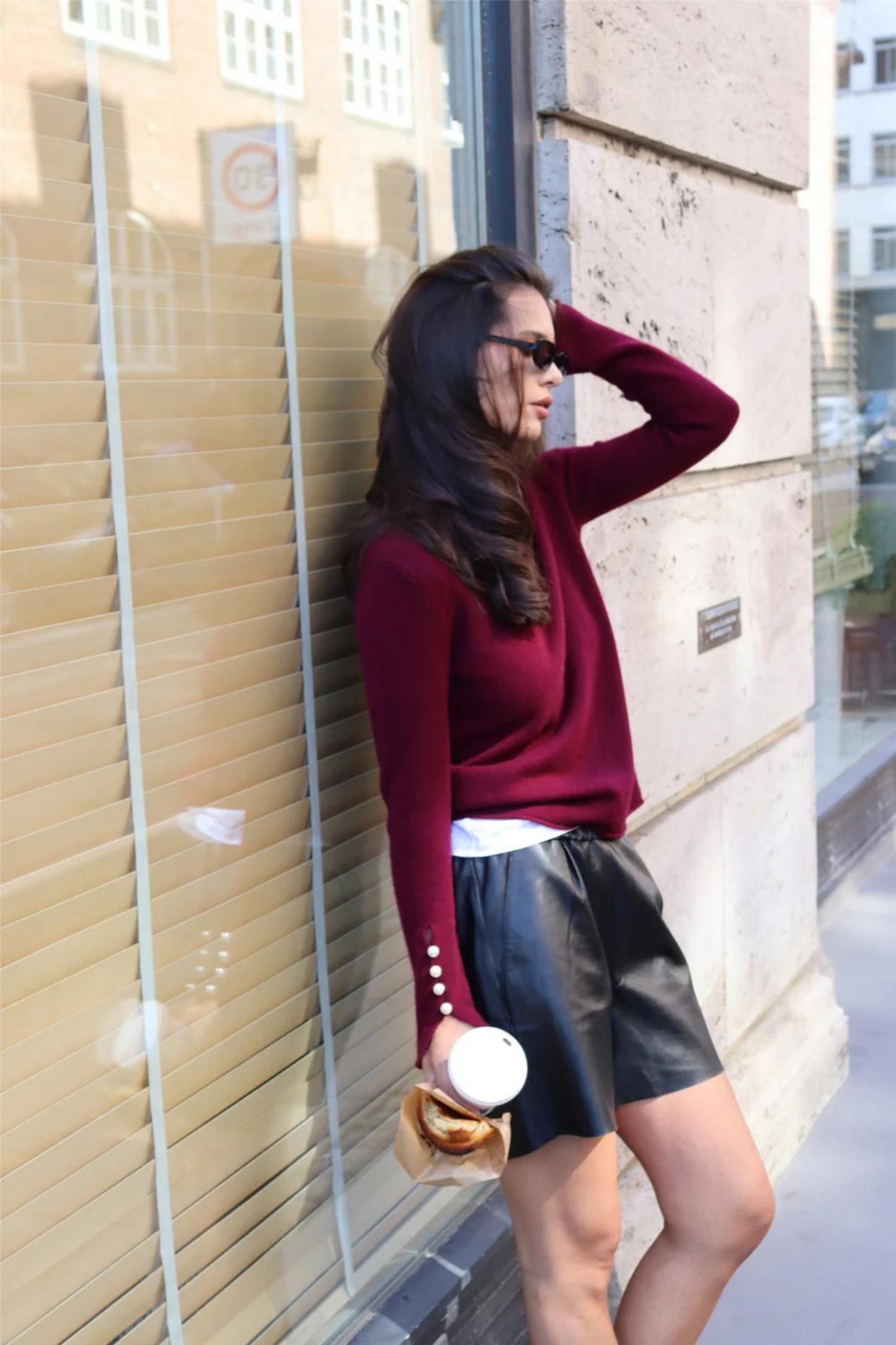 Abbelone Sweater Bordeuax