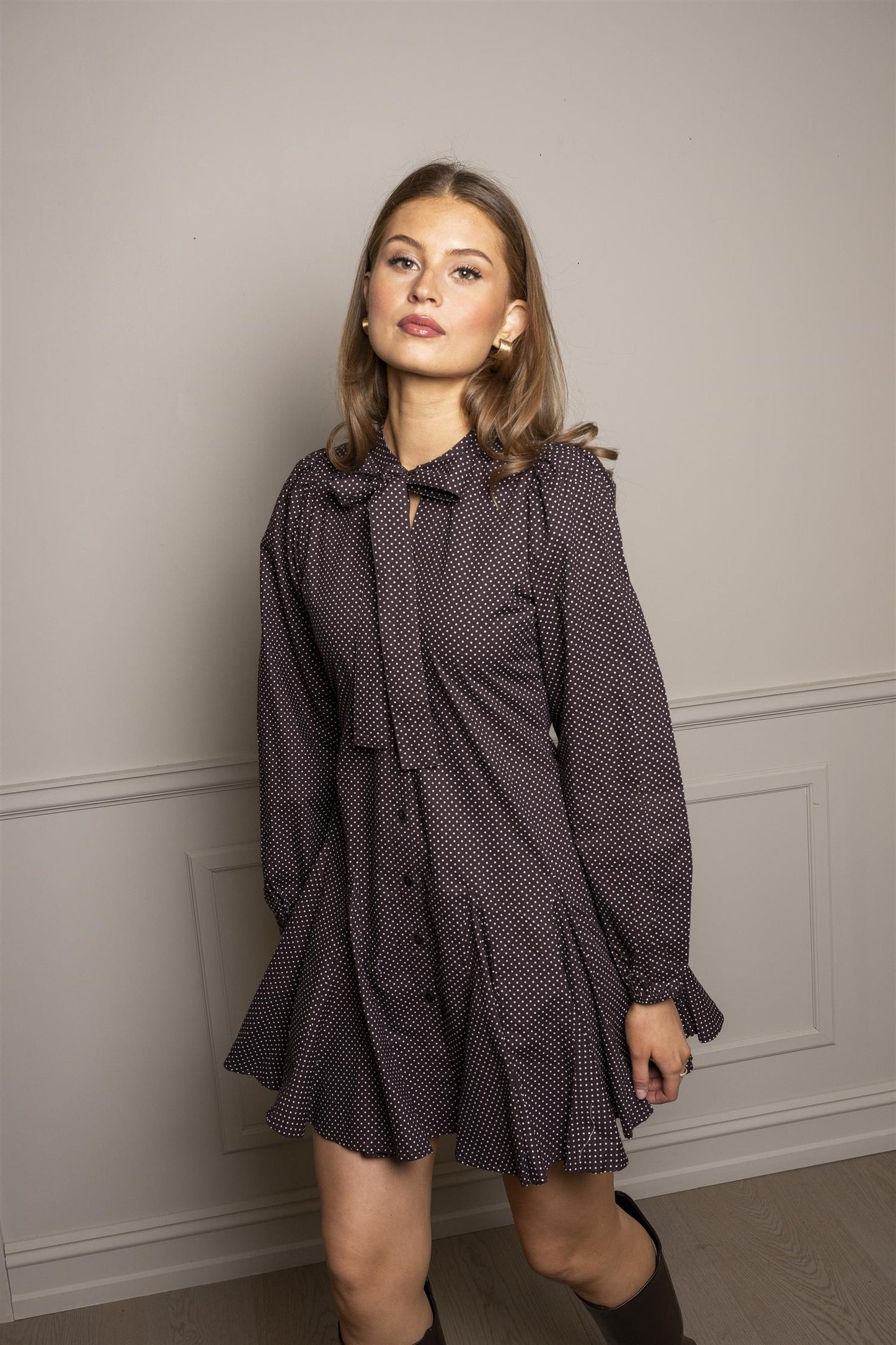Vivienne Dress Cocoa Poplin