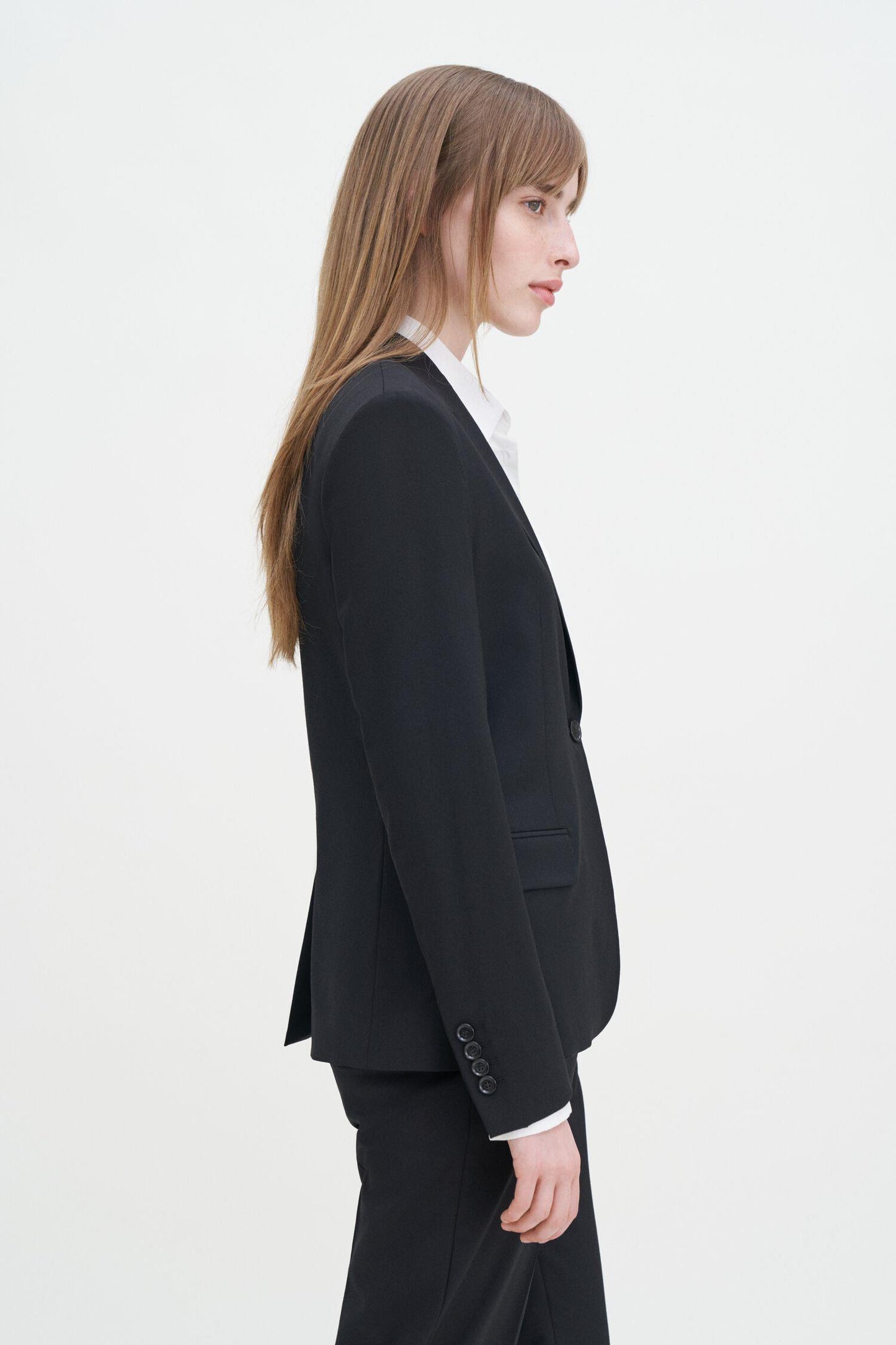 Sasha Cool Wool Blazer Black