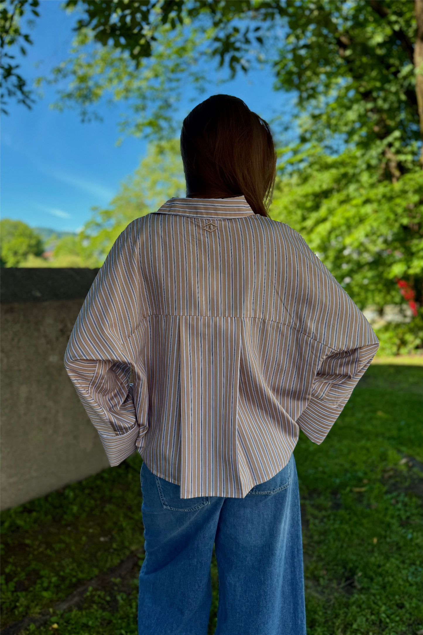 Atari Shirt Beige Stripe