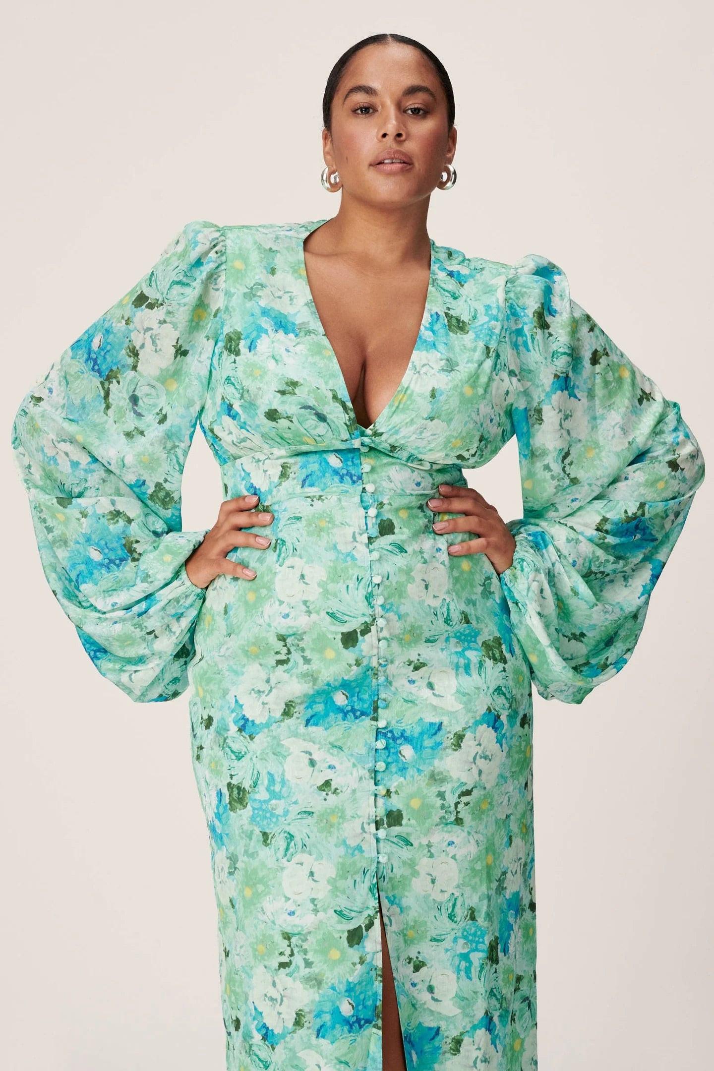 Positano Dress Mint Green