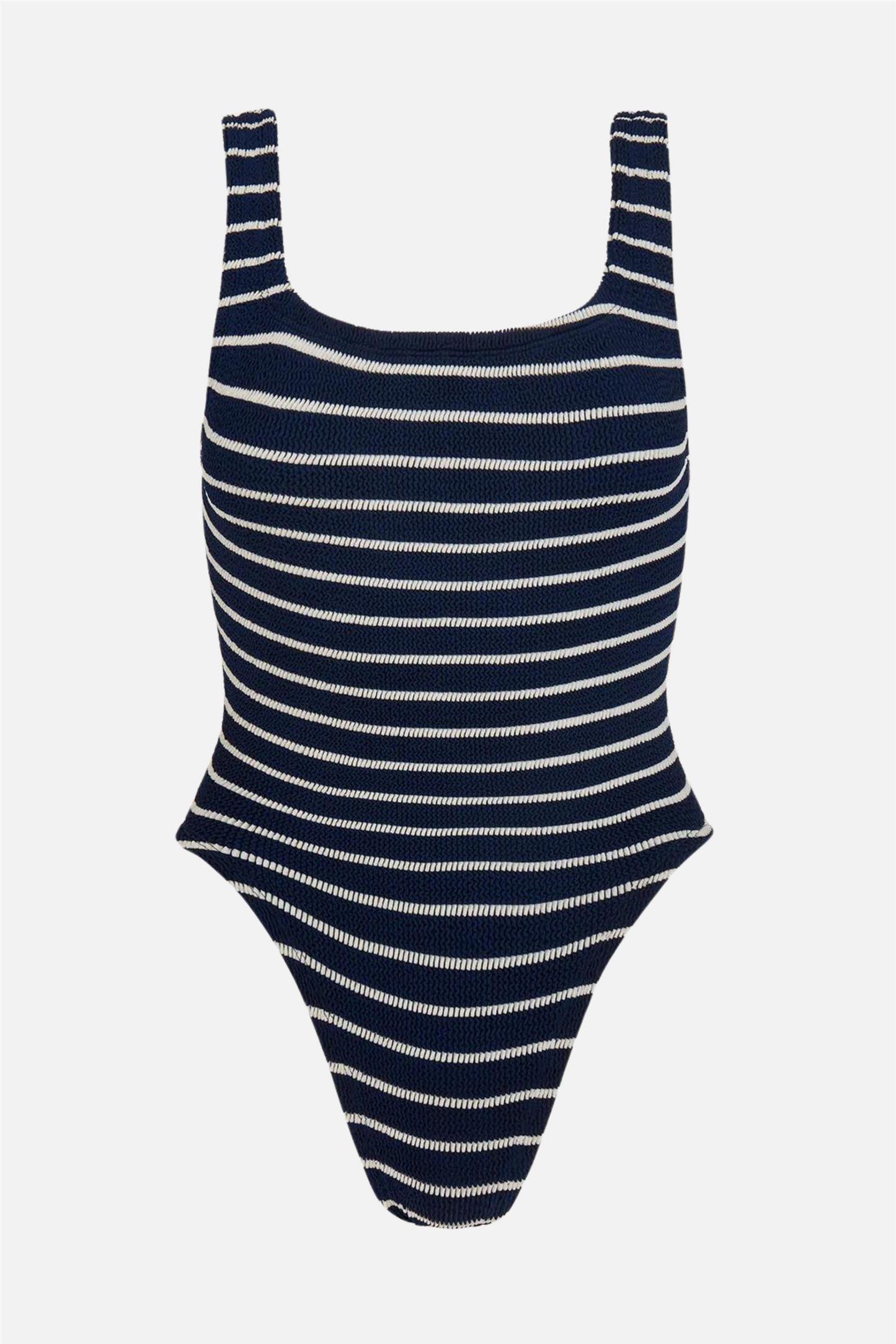 Square Neck Swim Navy/White