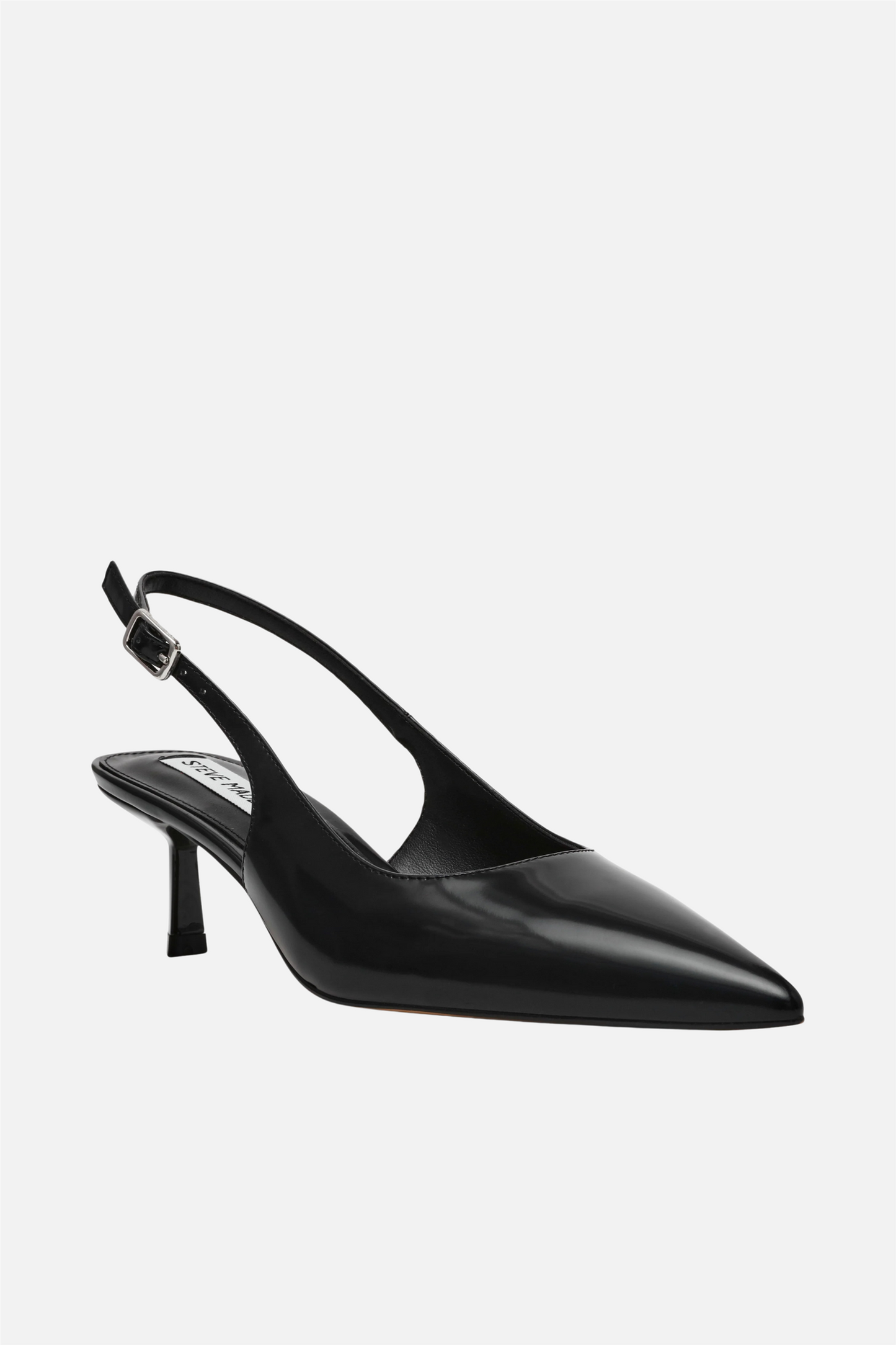 Korra Heels Black Box Leather