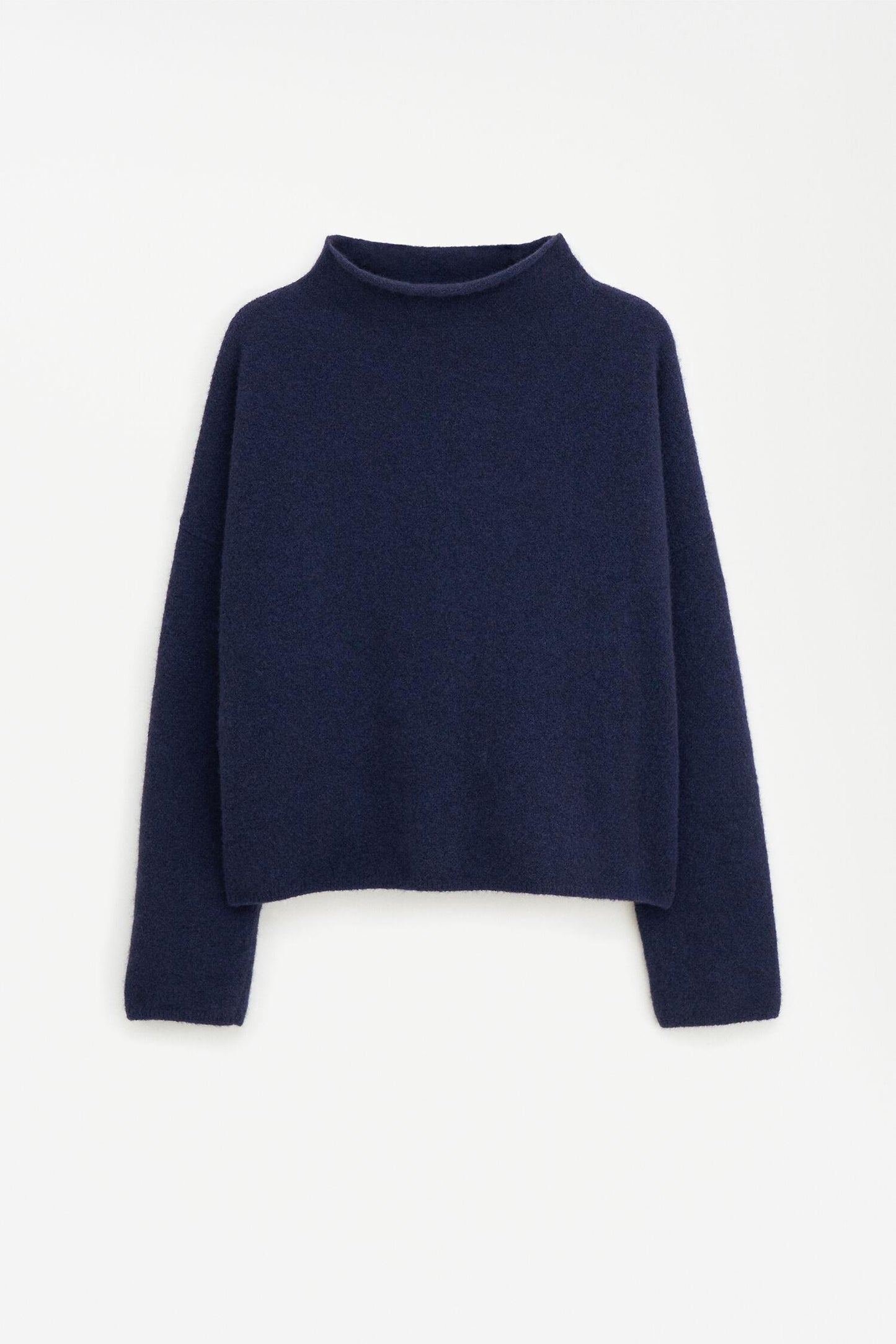 Mika Yak Funnelneck Sweater Navy
