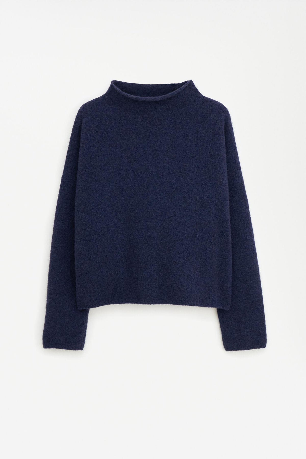 Mika Yak Funnelneck Sweater Navy